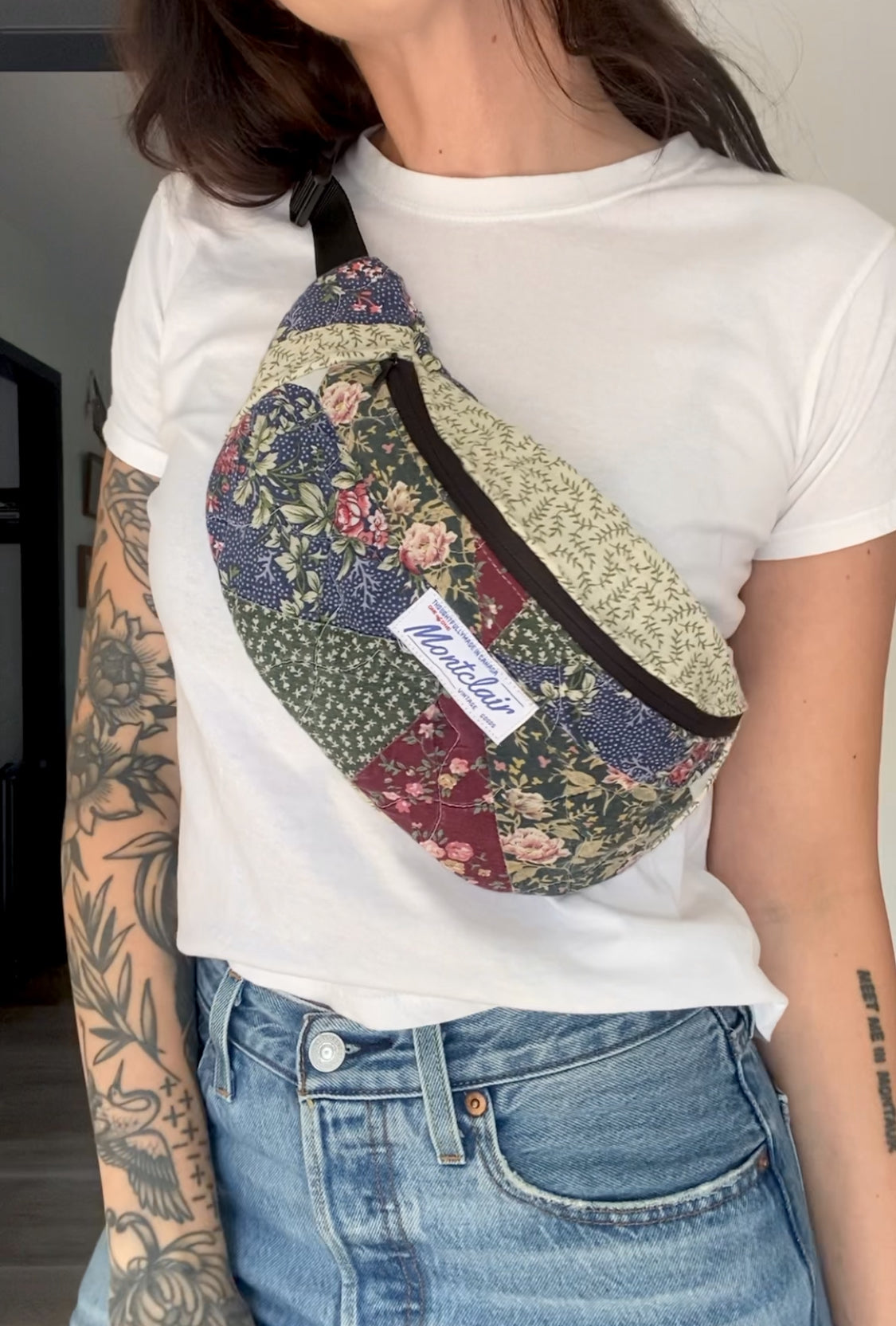 Upcycled Quilt Fanny Pack