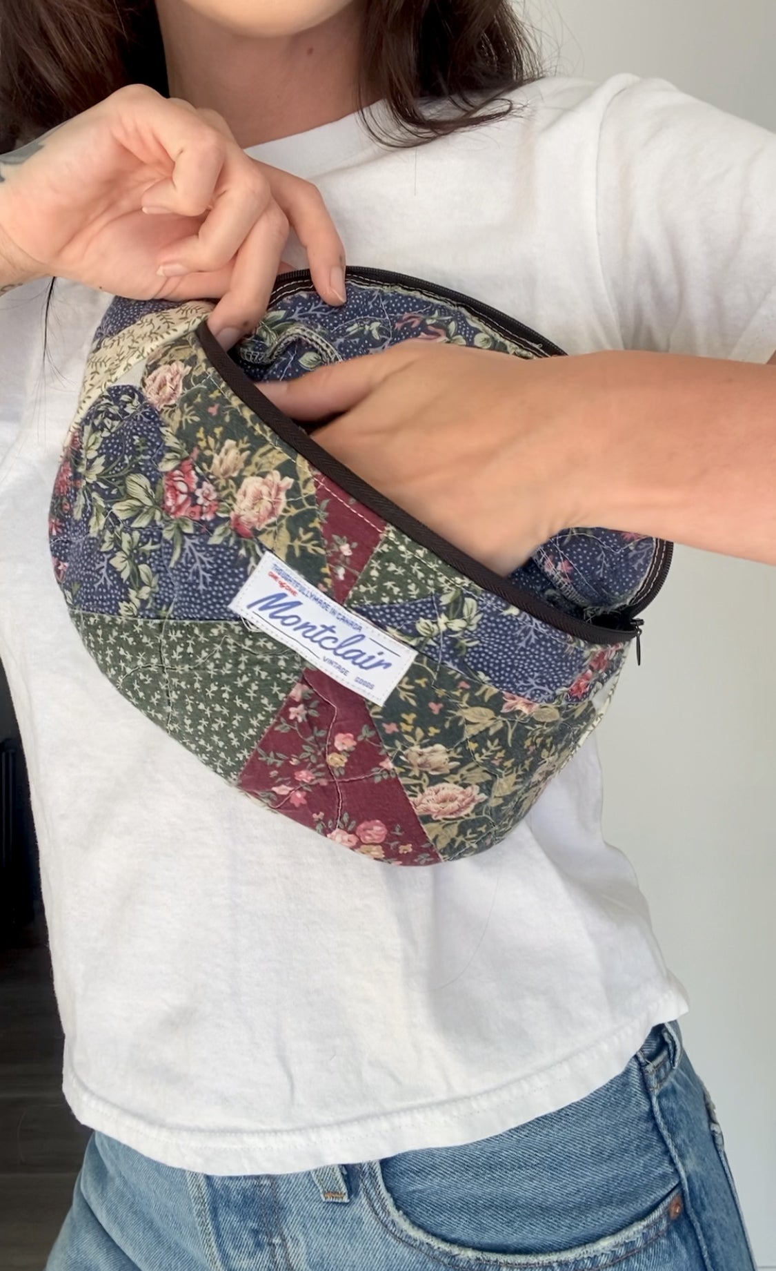 Upcycled Quilt Fanny Pack