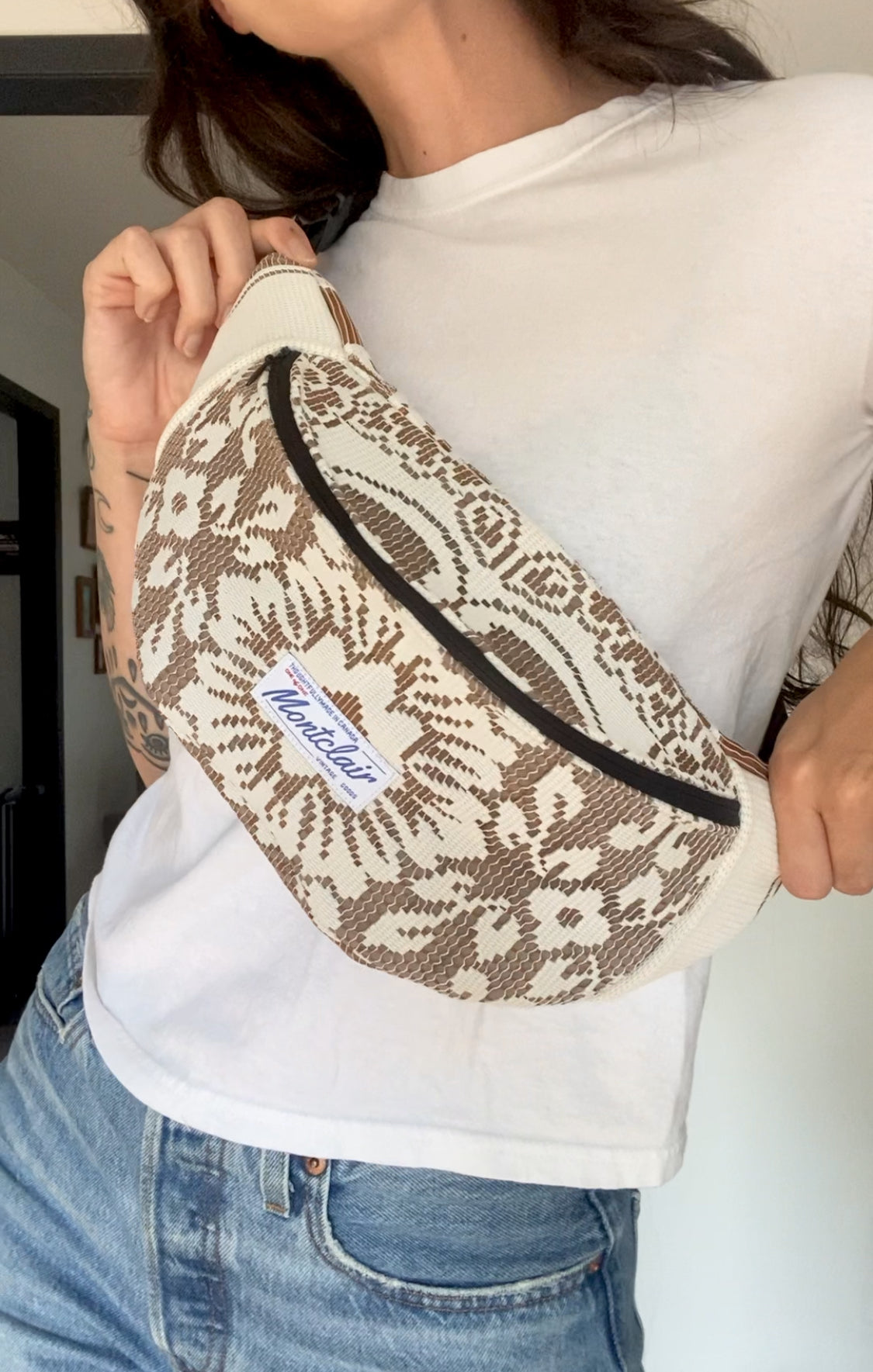 Upcycled Lace Fanny Pack