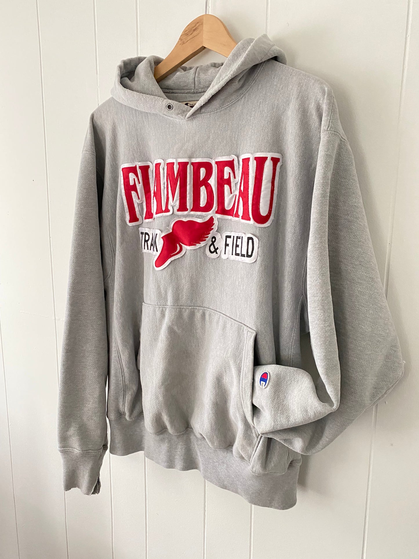 Vintage Reverse Weave Track Hoodie