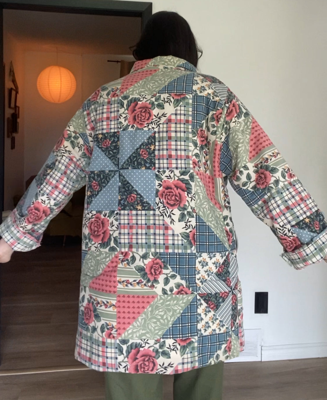 Upcycled Quilt Pattern Jacket