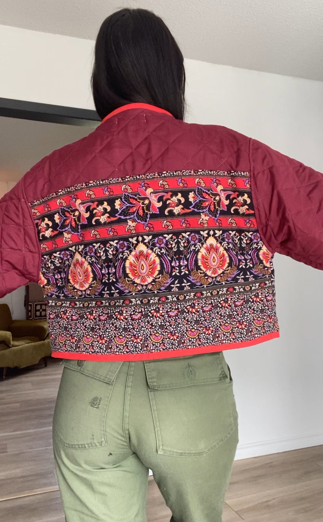 Upcycled Patterned Jacket
