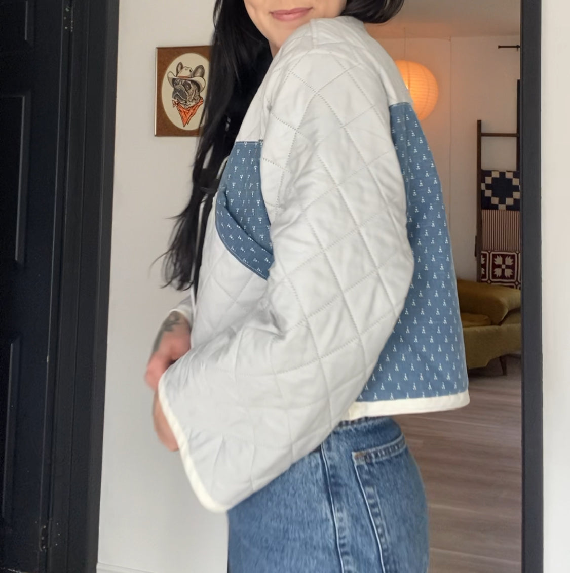 Upcycled Blue Jacket
