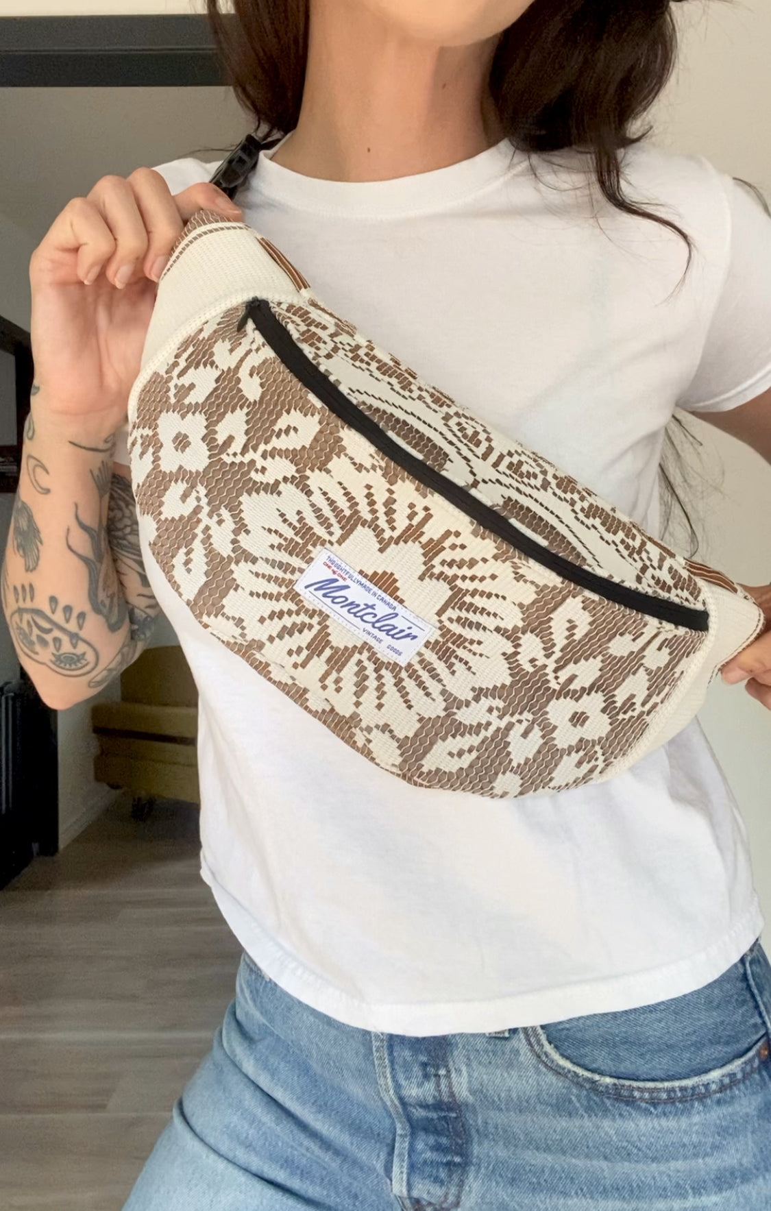 Upcycled Lace Fanny Pack