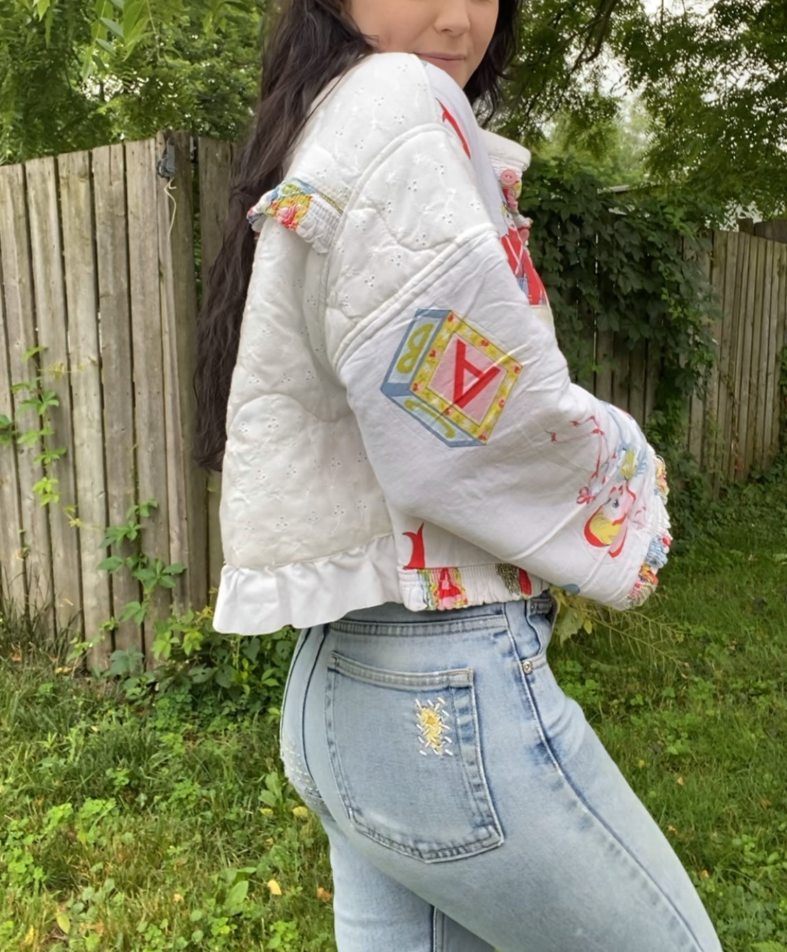 Upcycled Baby's Quilt Jacket