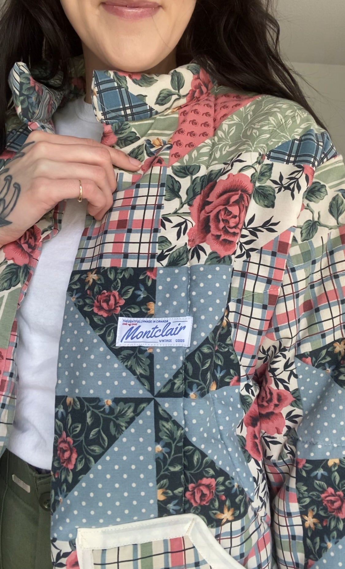Upcycled Quilt Pattern Jacket