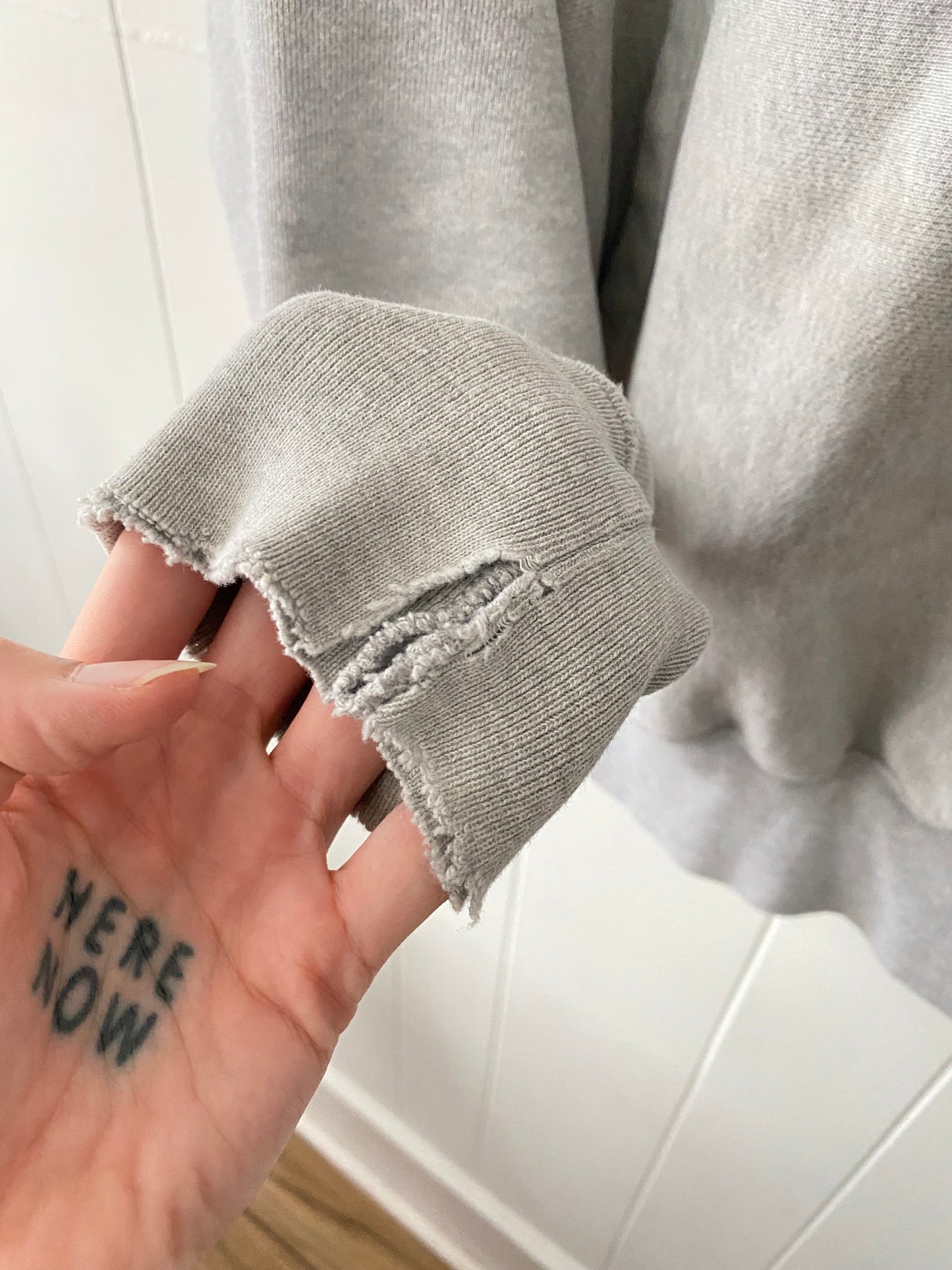 Vintage Reverse Weave Track Hoodie