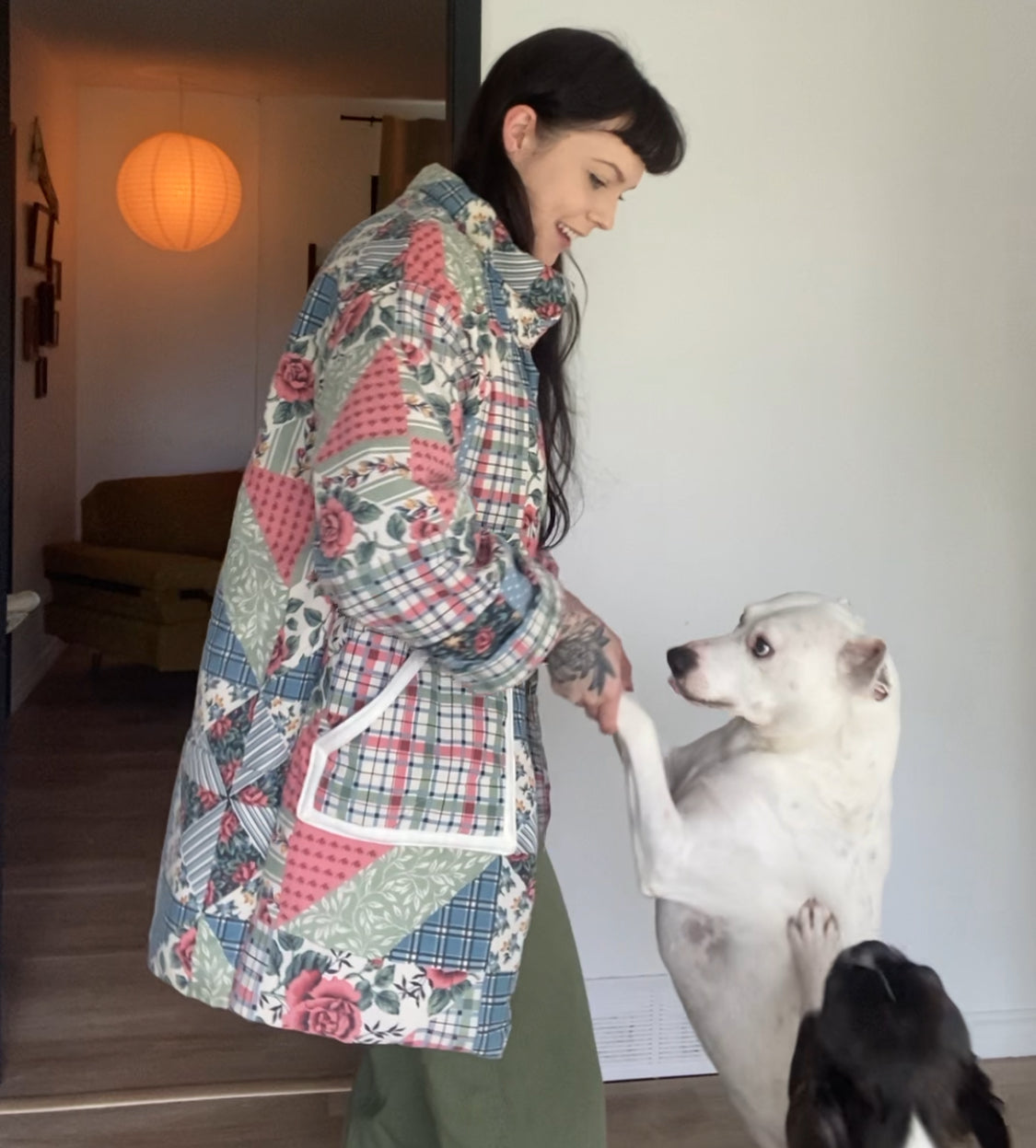 Upcycled Quilt Pattern Jacket