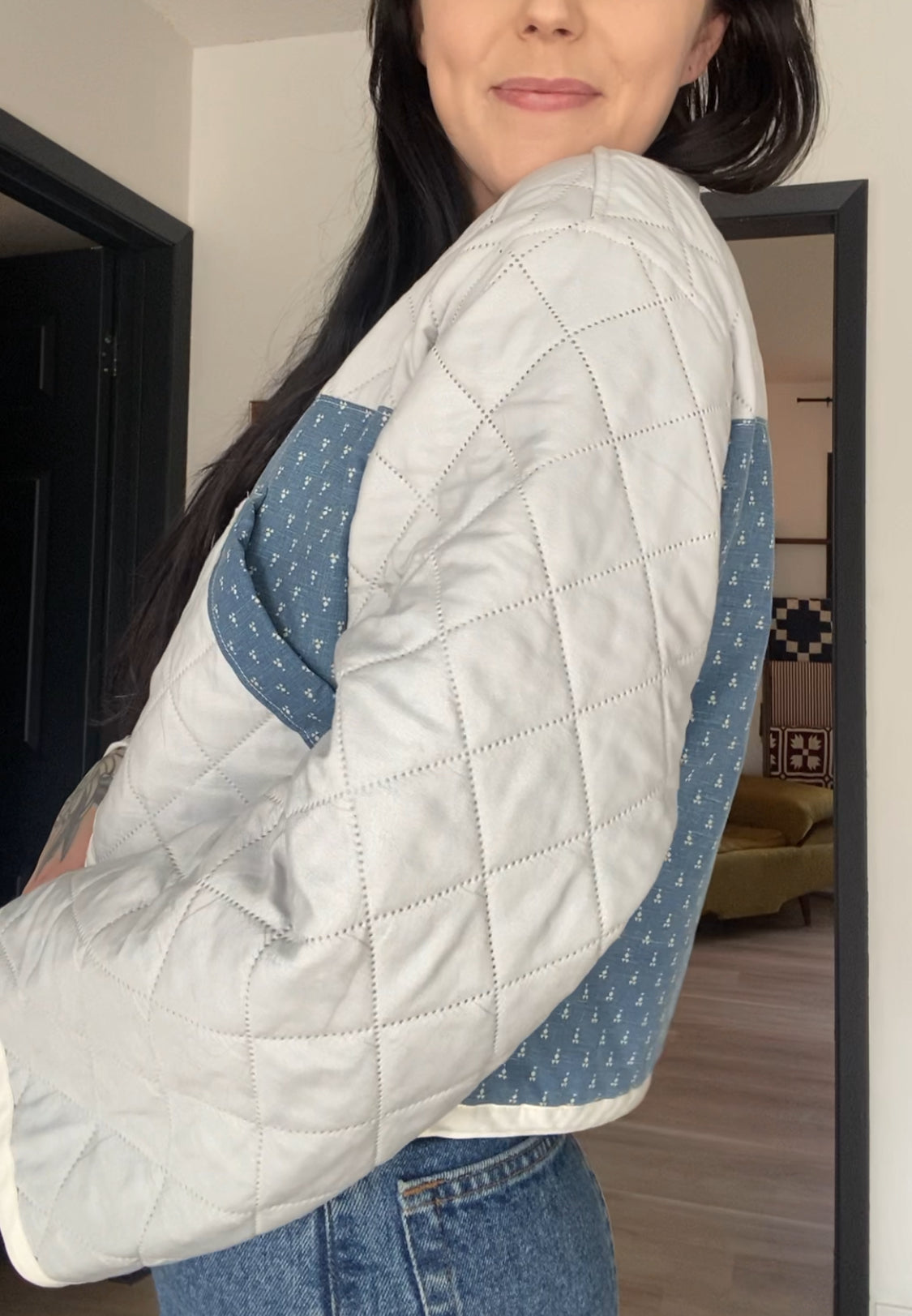 Upcycled Blue Jacket