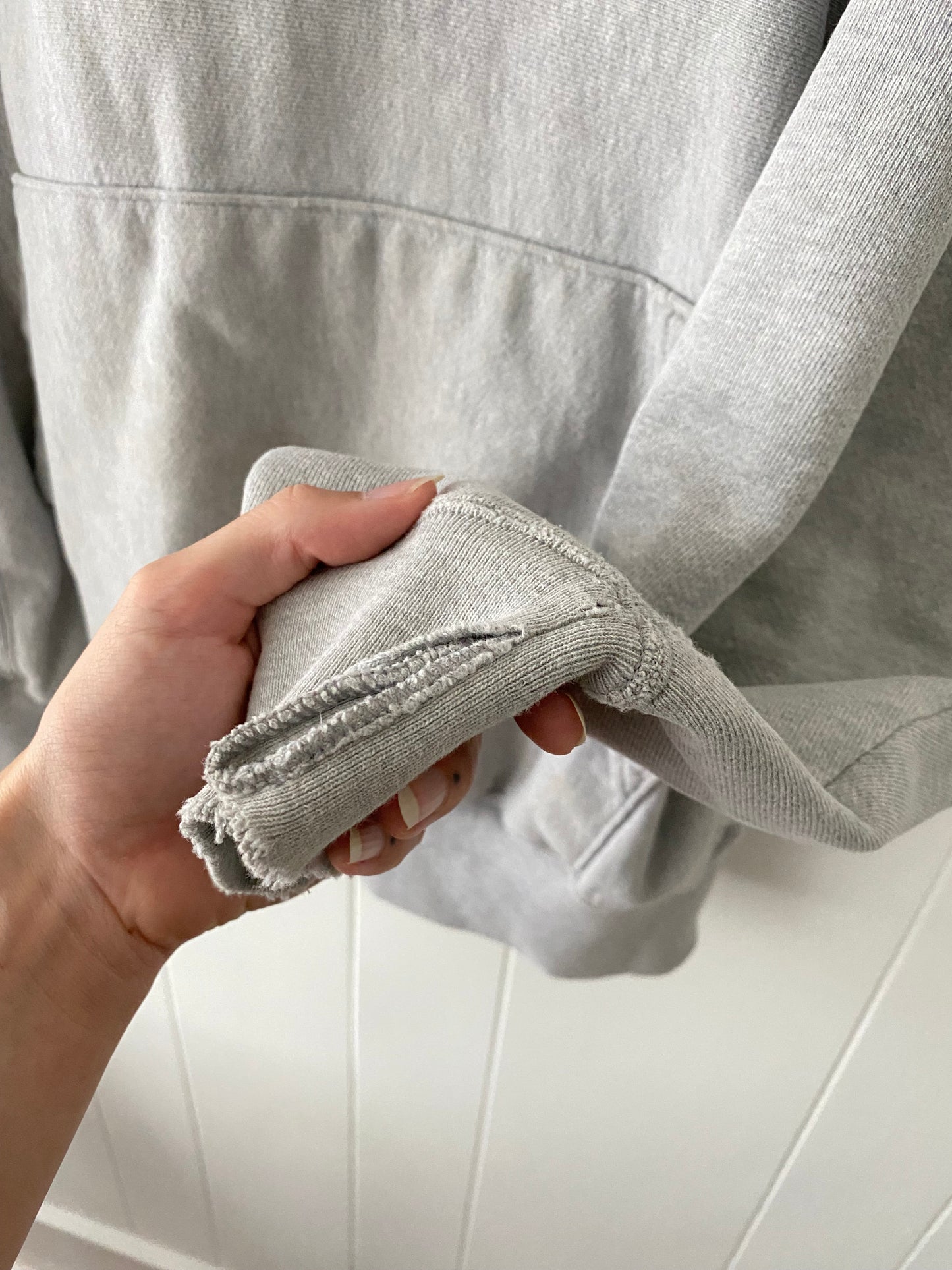 Vintage Reverse Weave Track Hoodie