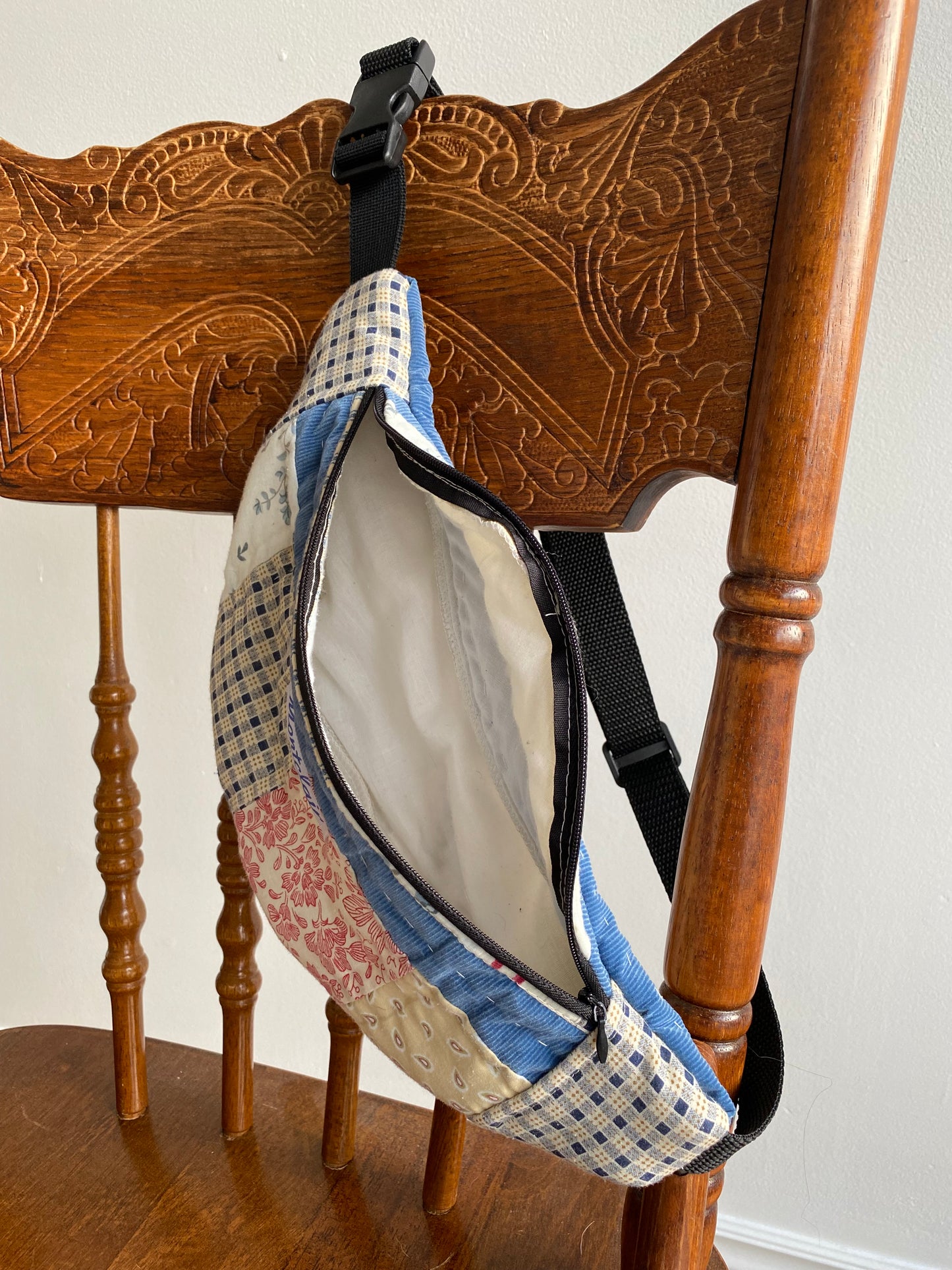 Upcycled Quilt Fanny Pack