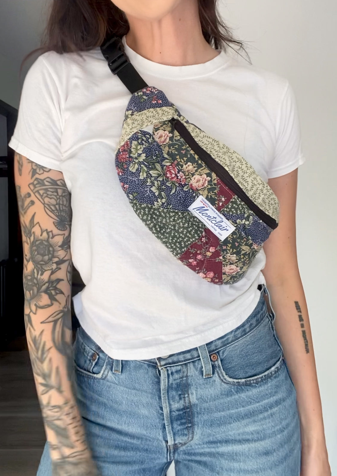 Upcycled Quilt Fanny Pack