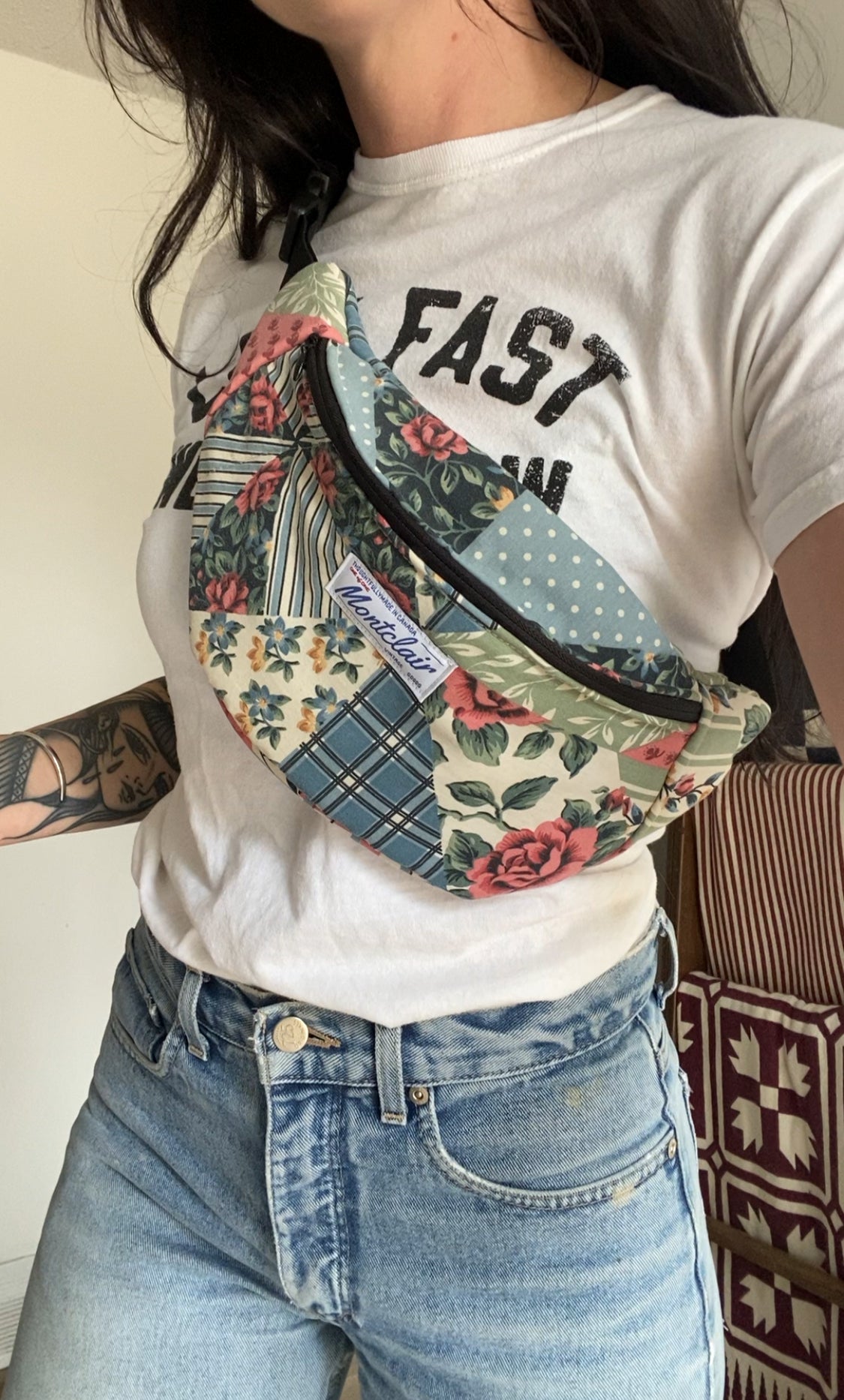Upcycled Quilt Pattern Fanny Pack
