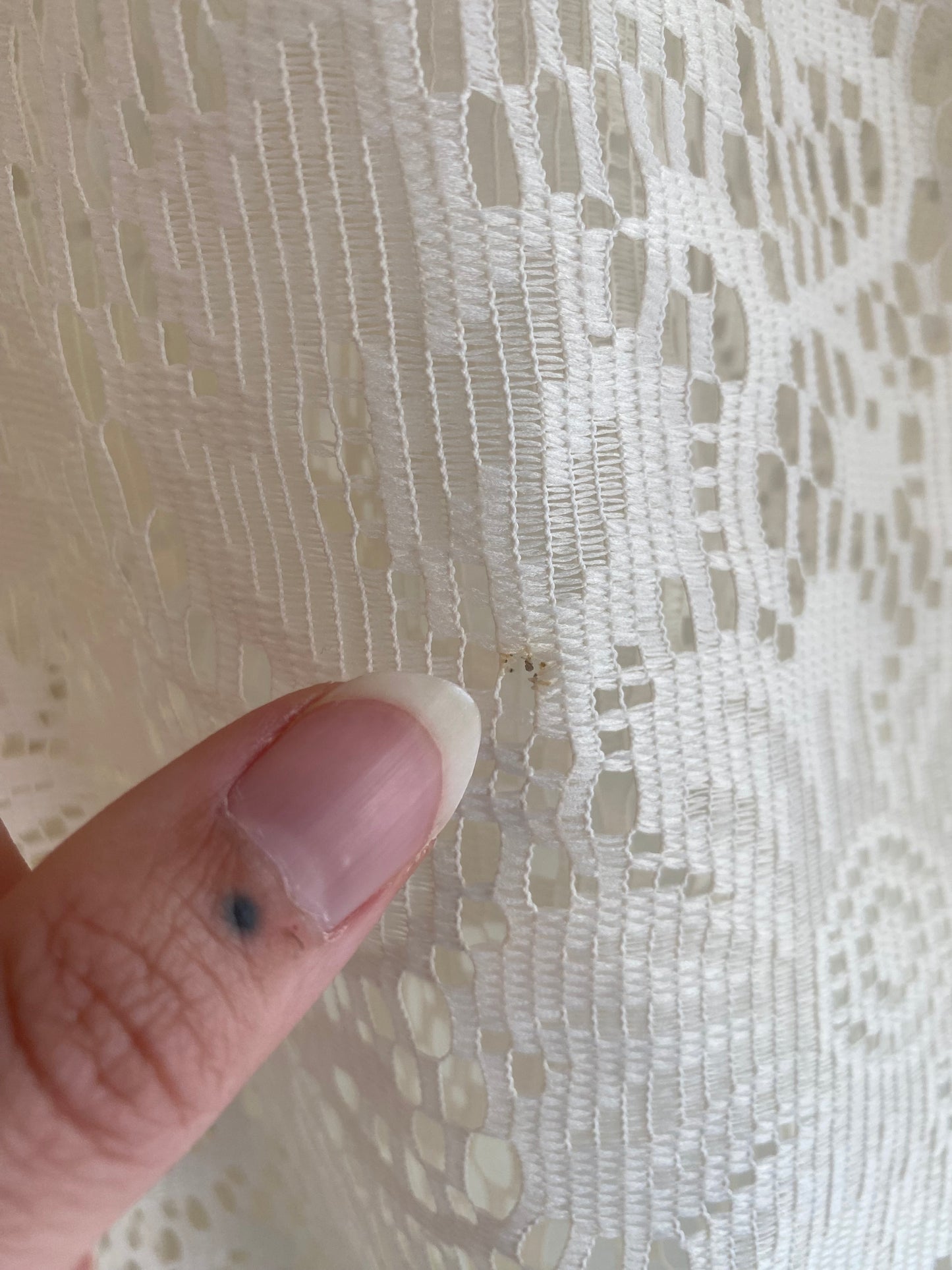 Upcycled Tie-front Lace Blouse II