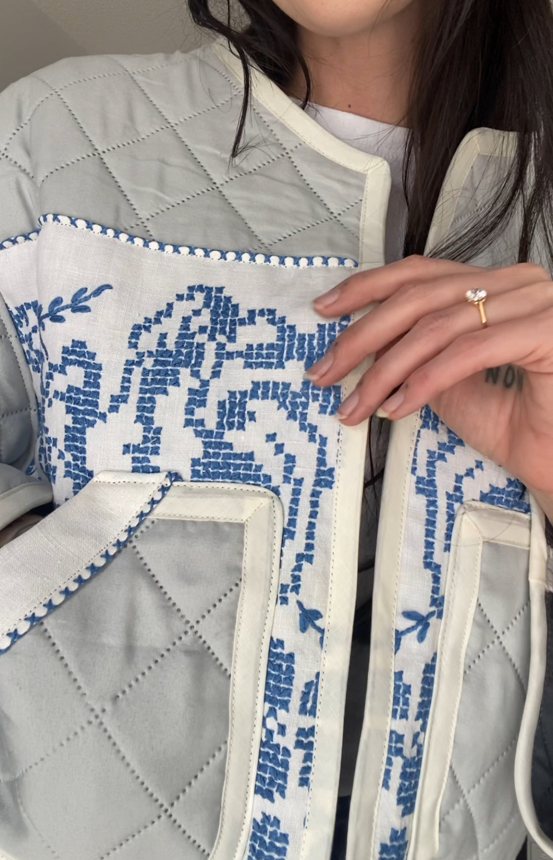 Upcycled Embroidered Jacket