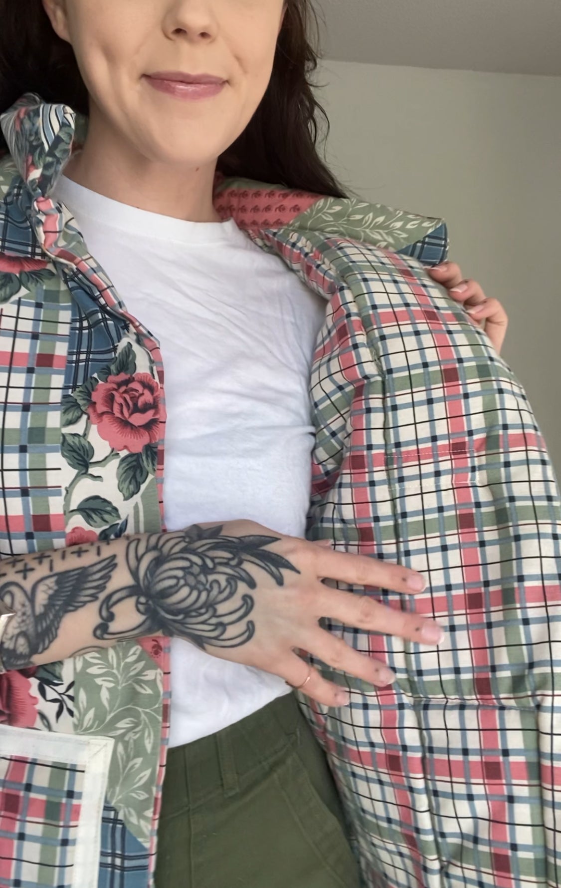 Upcycled Quilt Pattern Jacket