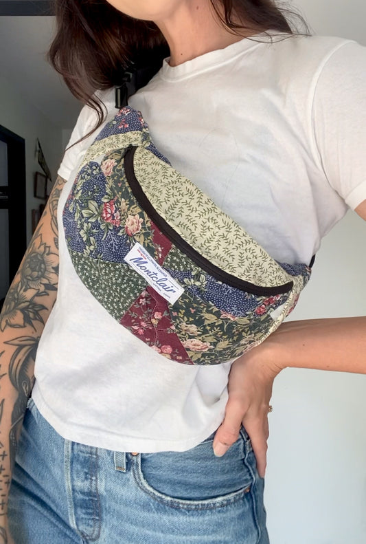 Upcycled Quilt Fanny Pack