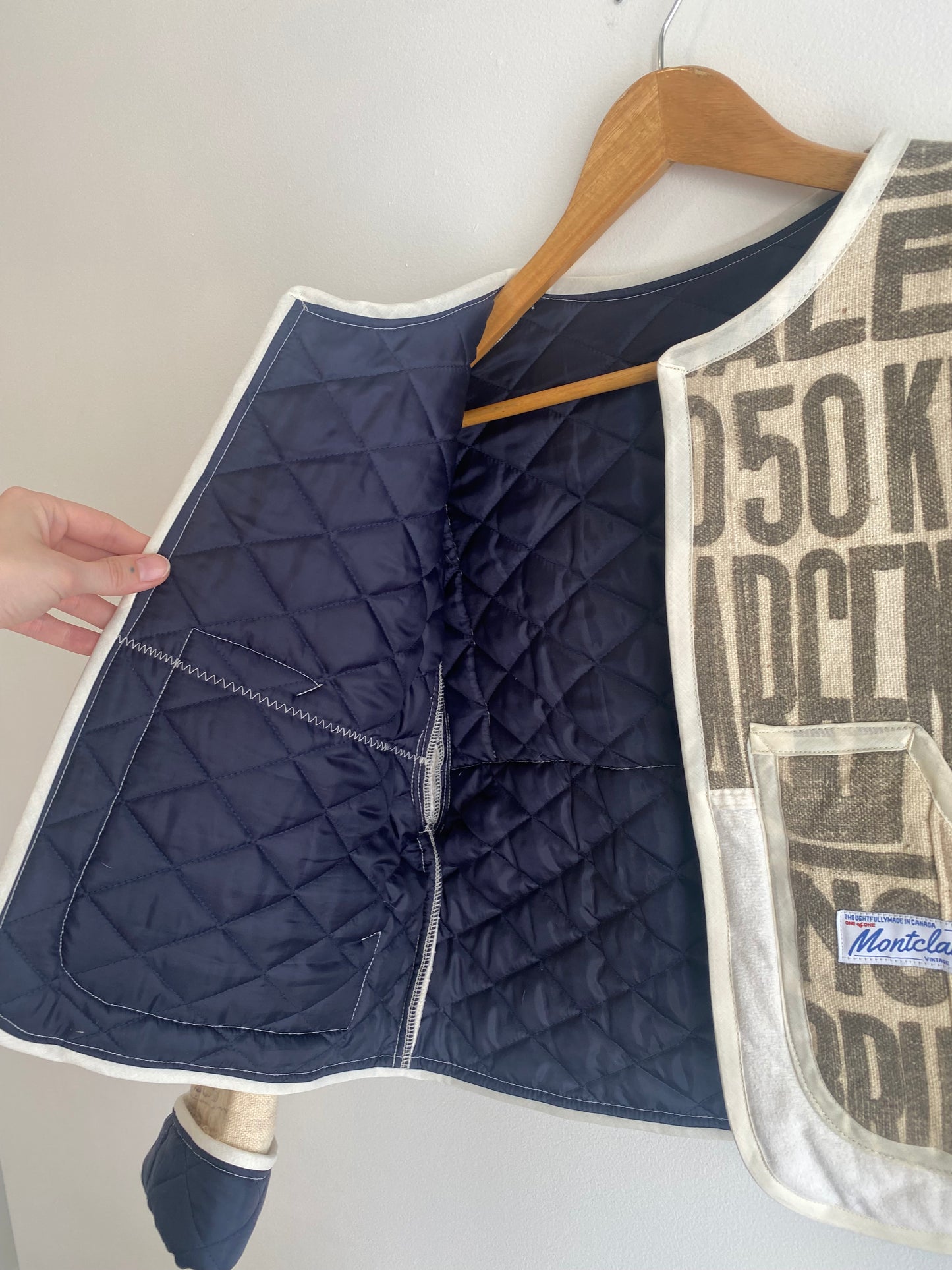 Upcycled Feedsack Jacket