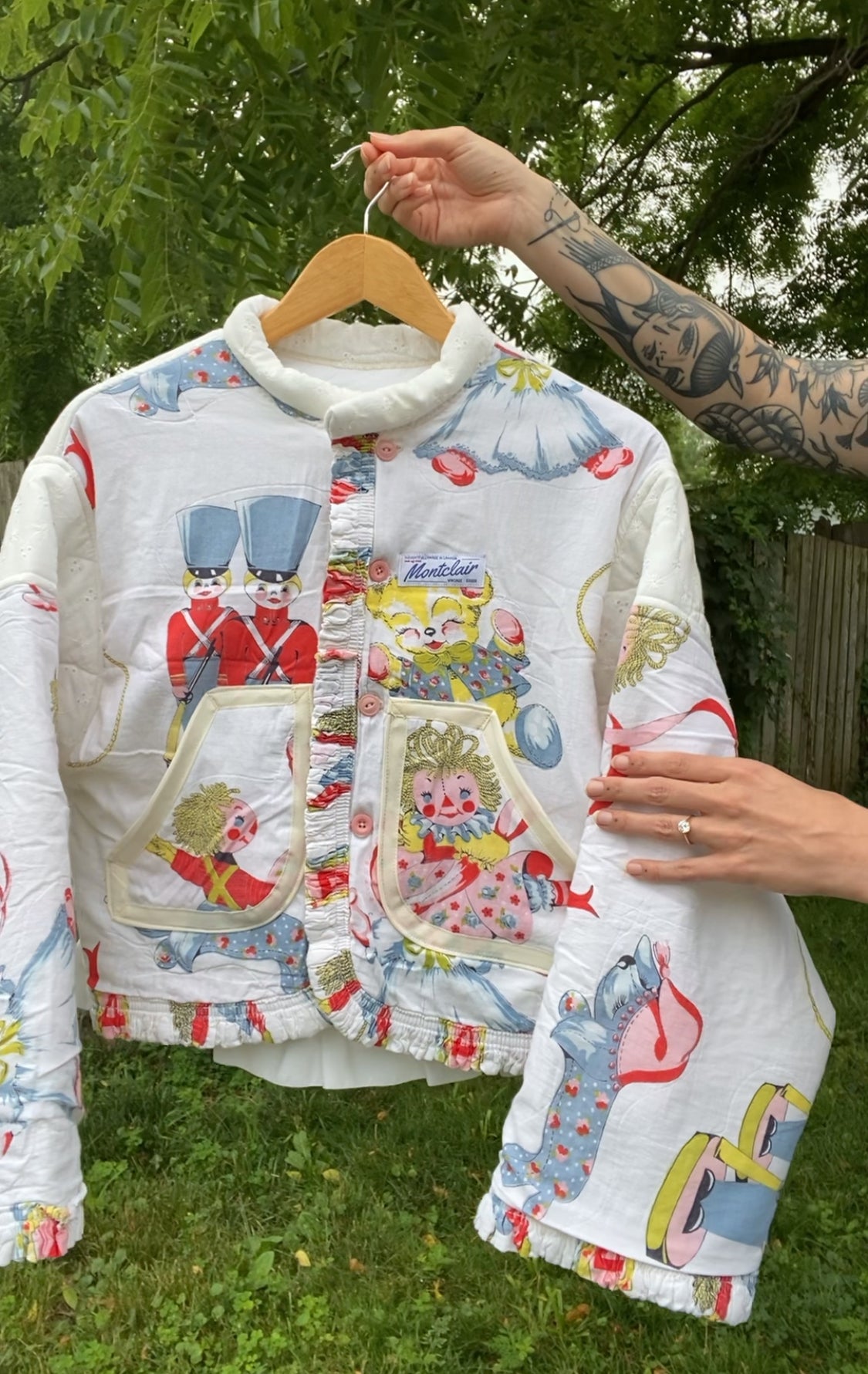 Upcycled Baby's Quilt Jacket