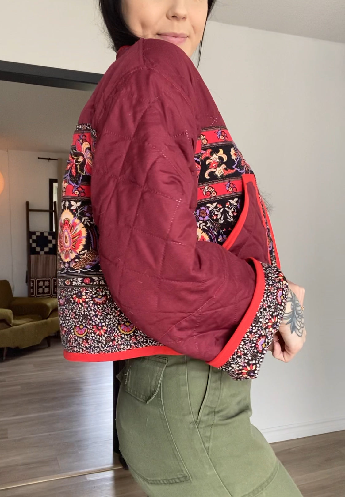 Upcycled Patterned Jacket