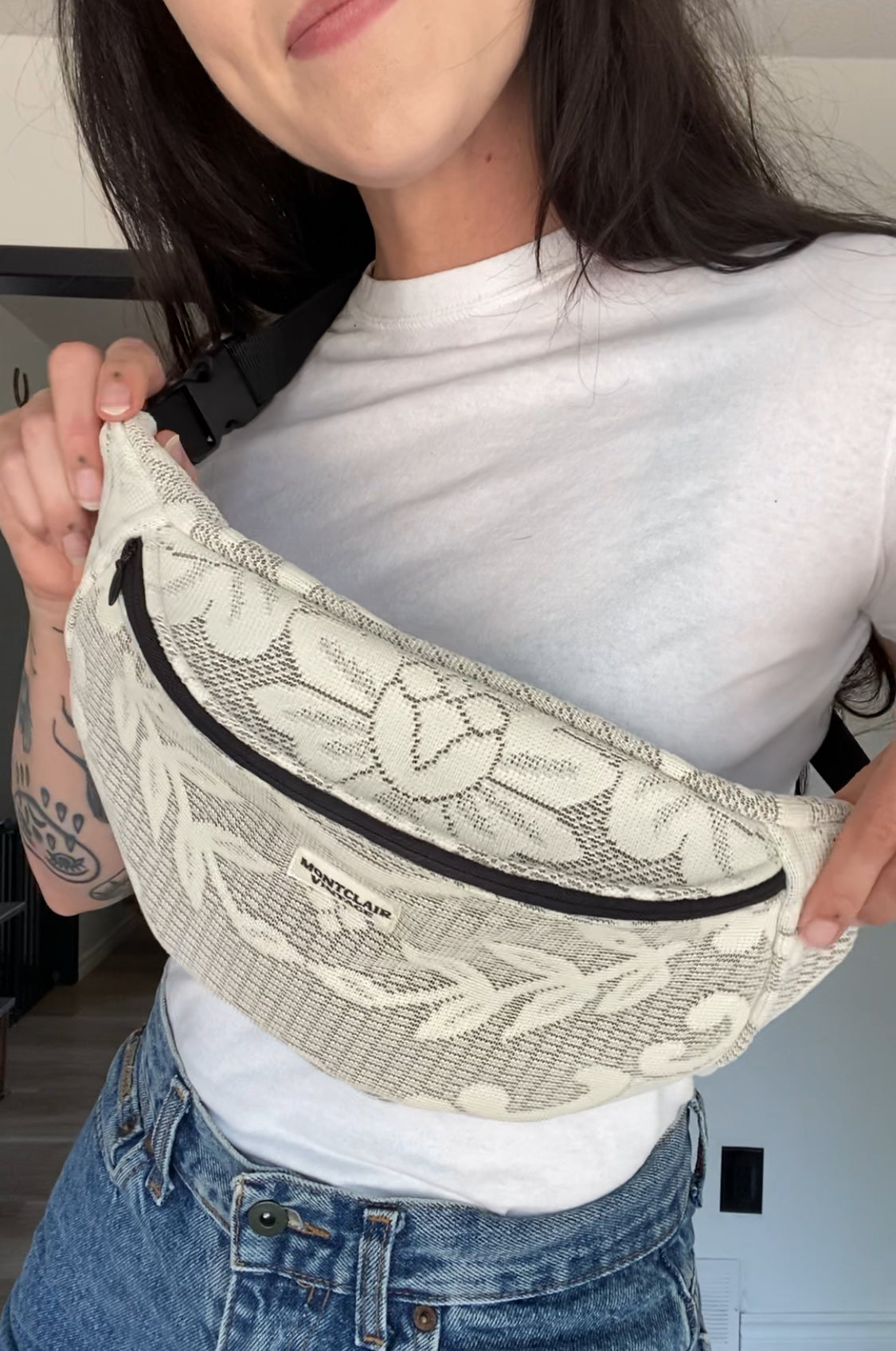 Upcycled Lace Fanny Pack