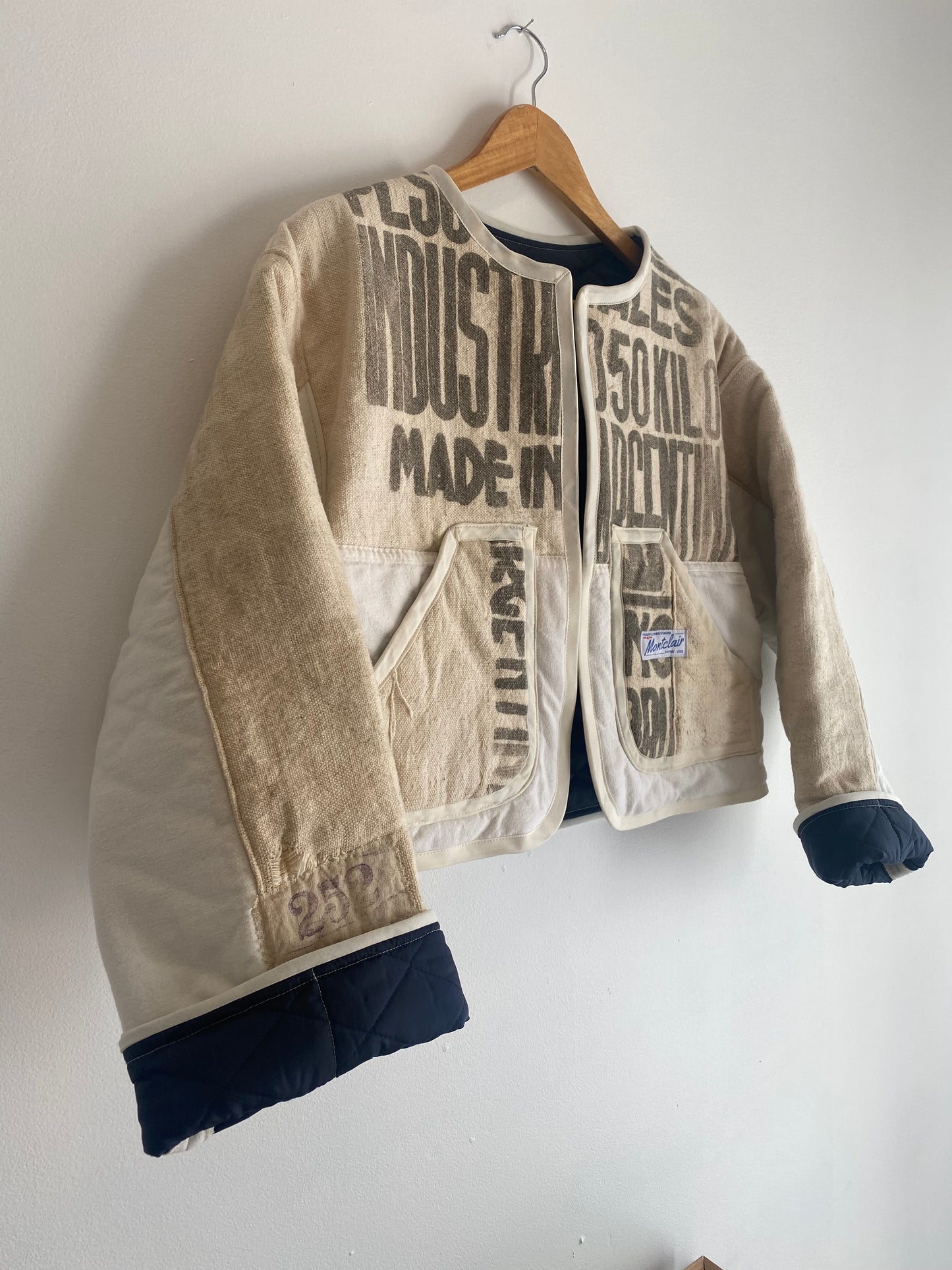 Upcycled Feedsack Jacket