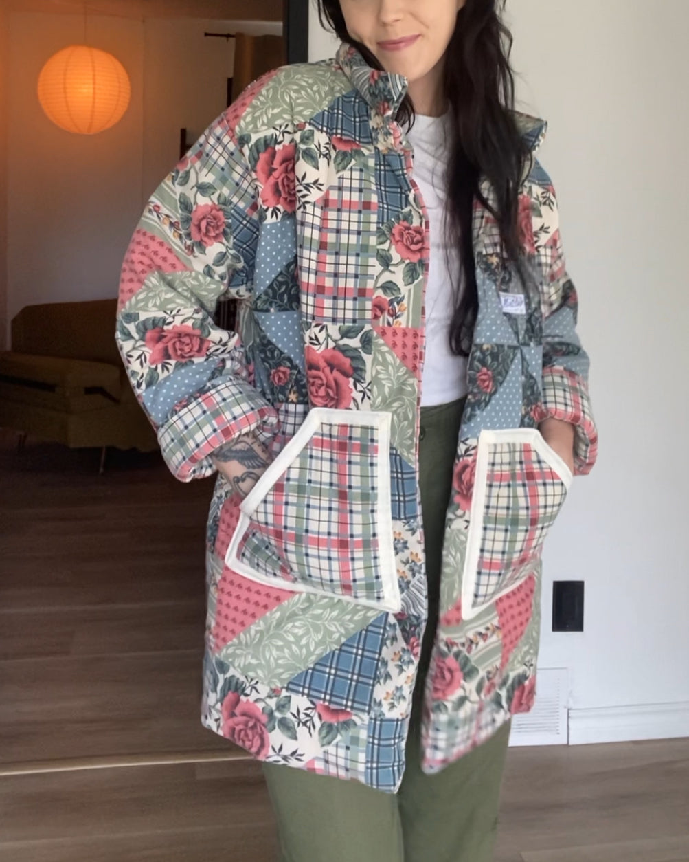 Upcycled Quilt Pattern Jacket