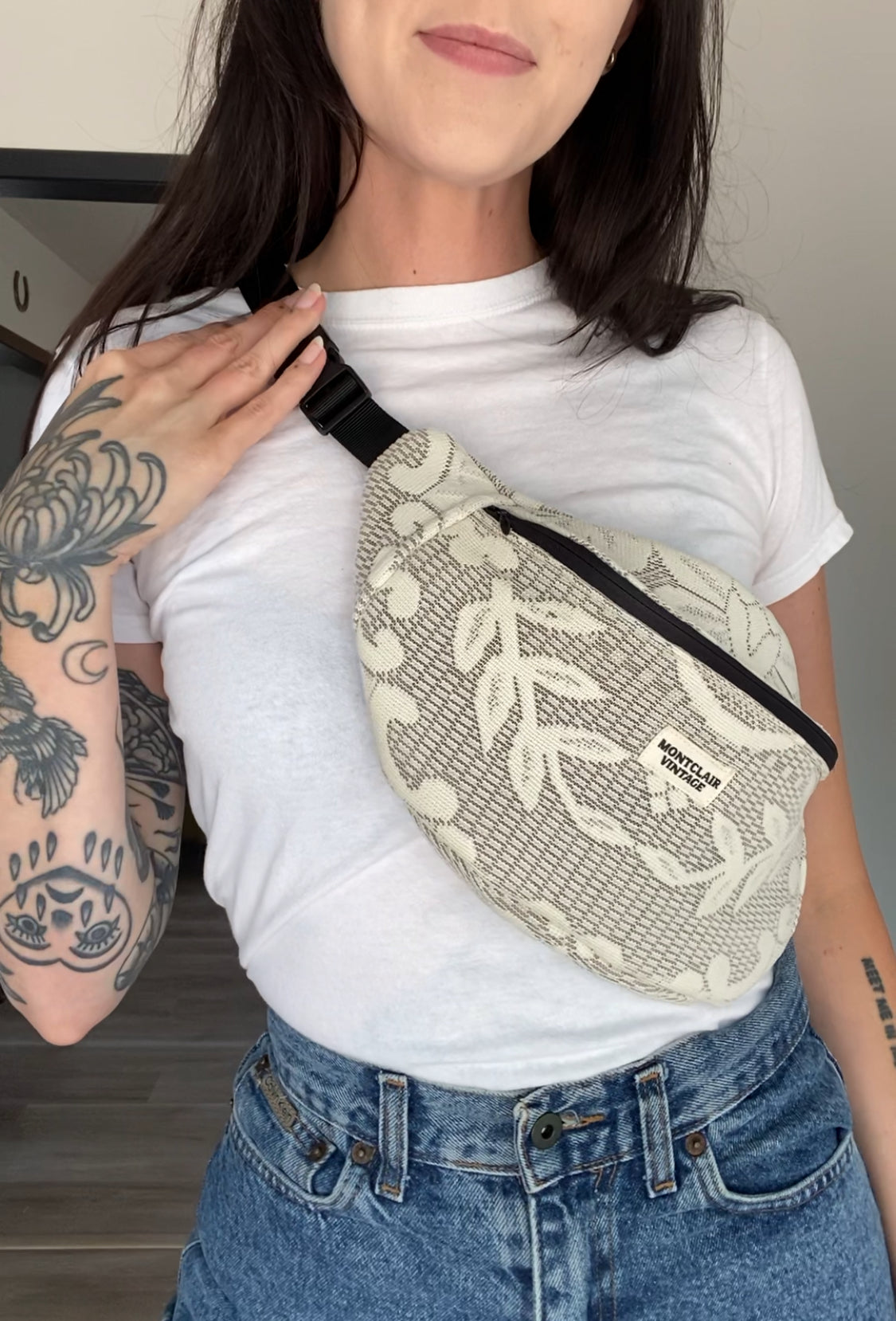Upcycled Lace Fanny Pack