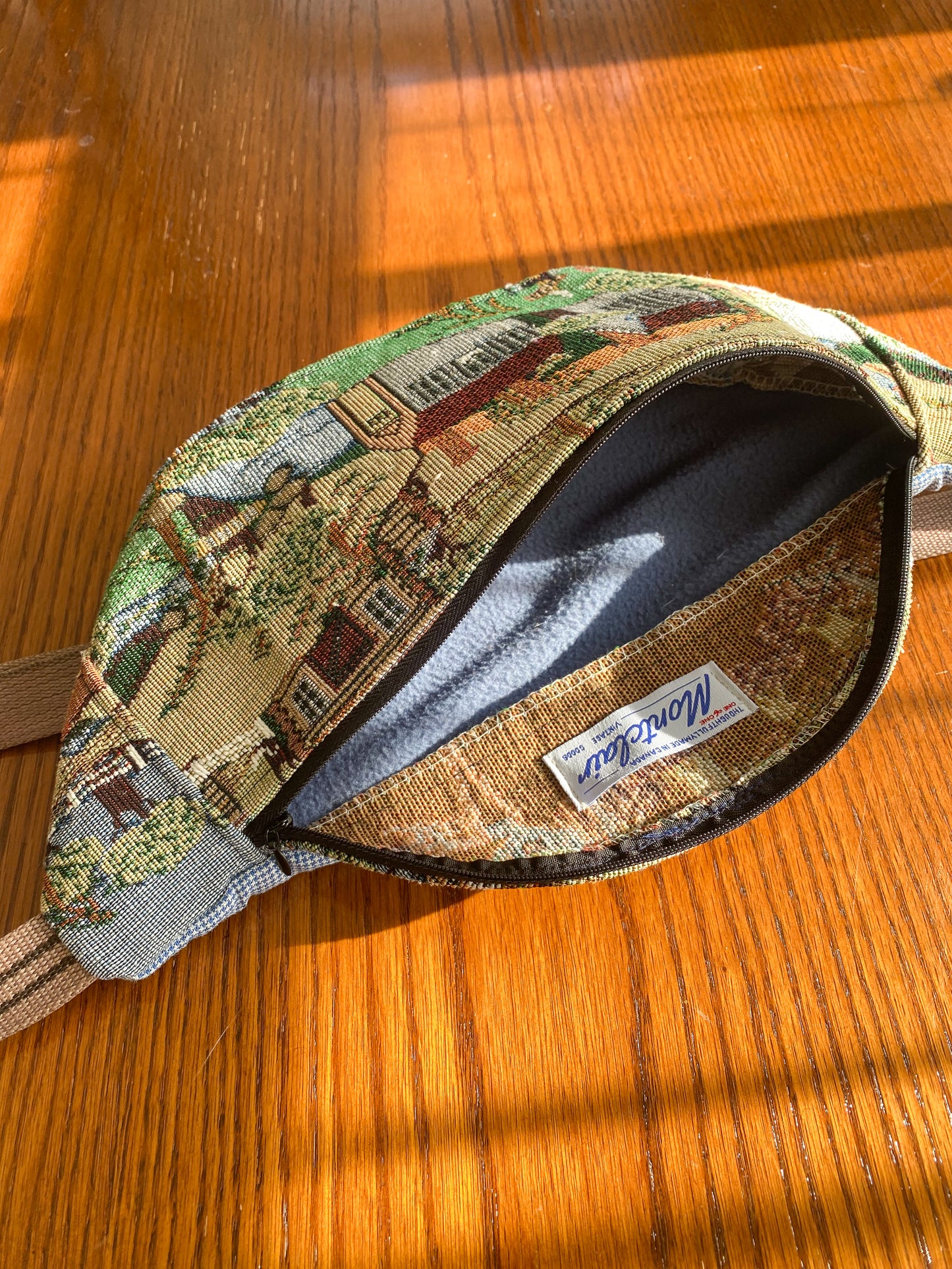 Upycled Village Fanny Pack with X-Long strap