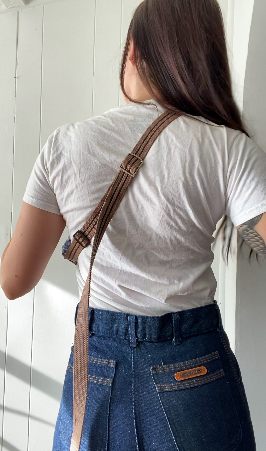 Upycled Village Fanny Pack with X-Long strap