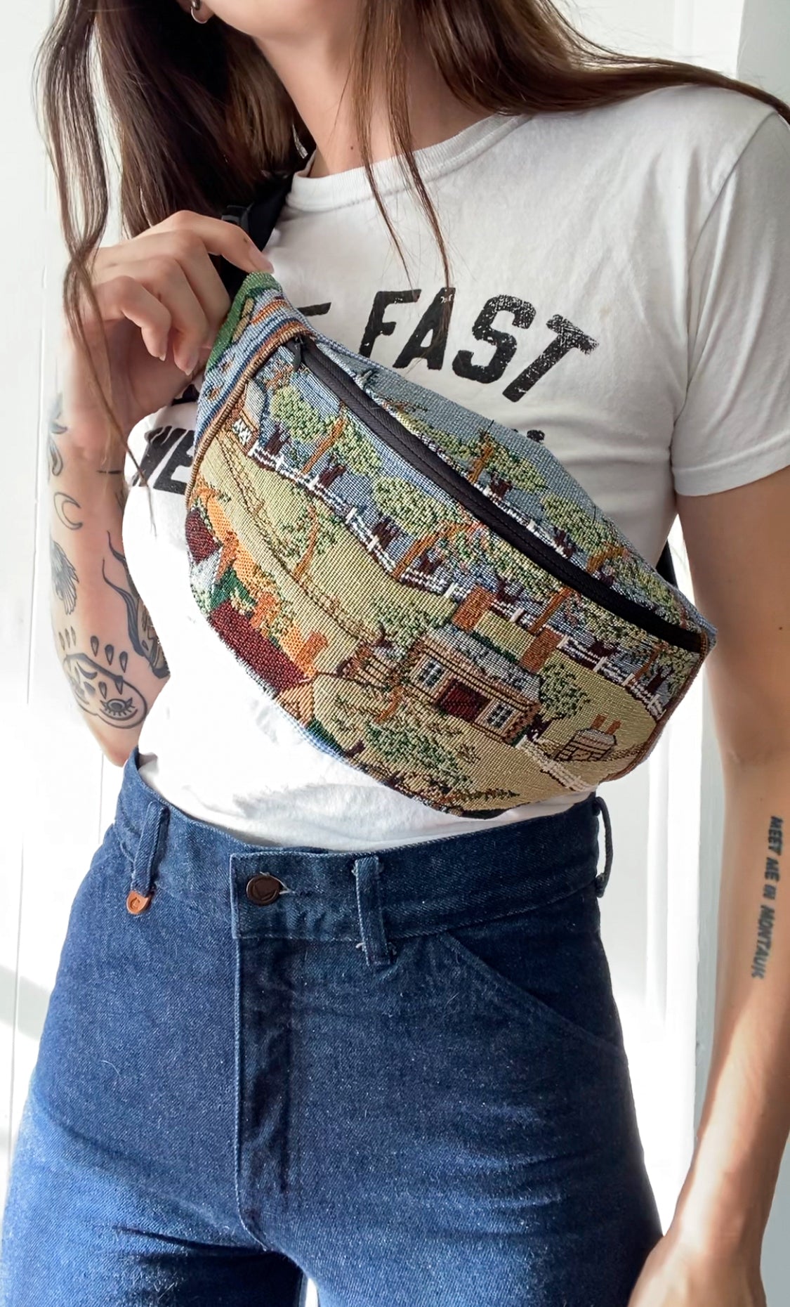 Upycled Village Fanny Pack