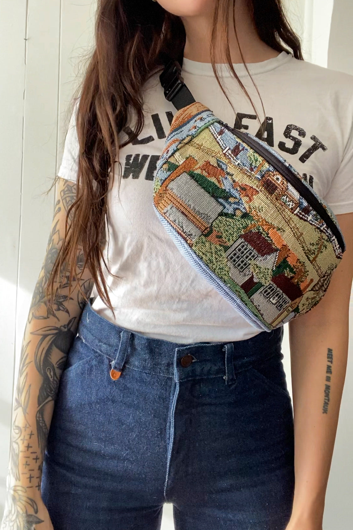 Upycled Village Fanny Pack