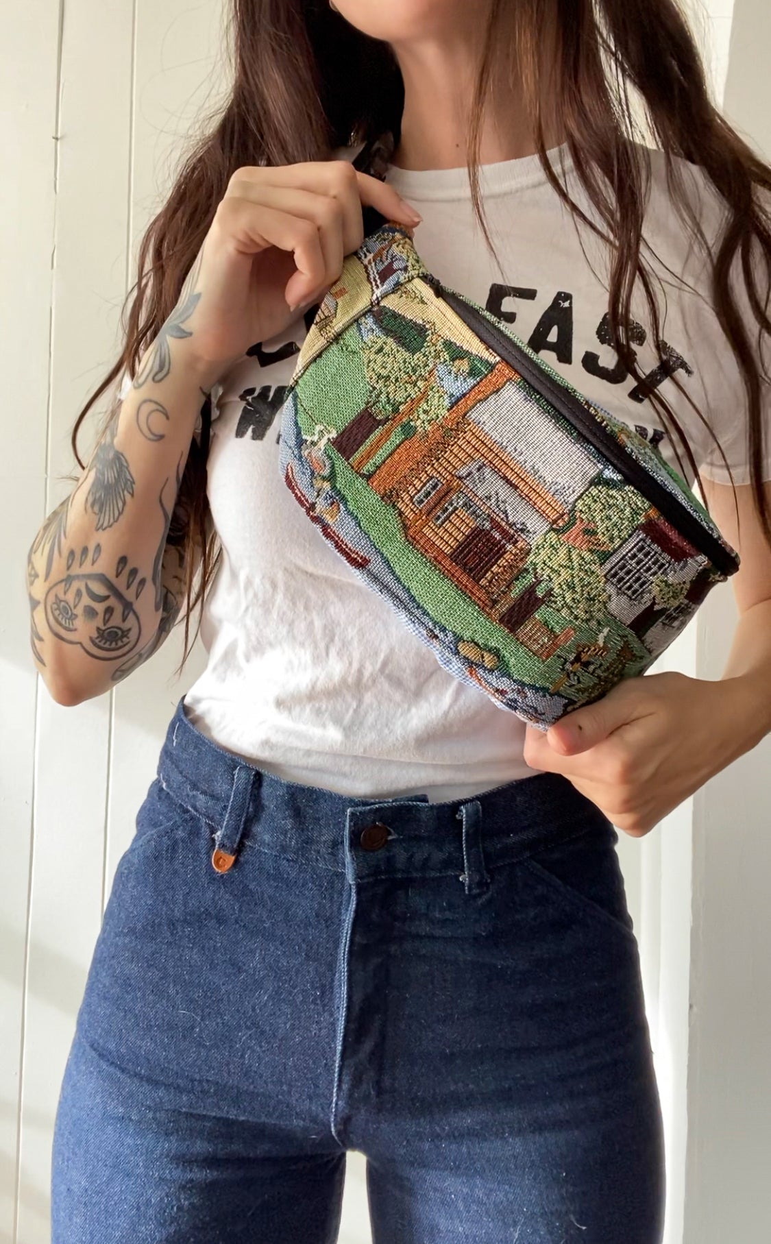 Upycled Village Fanny Pack