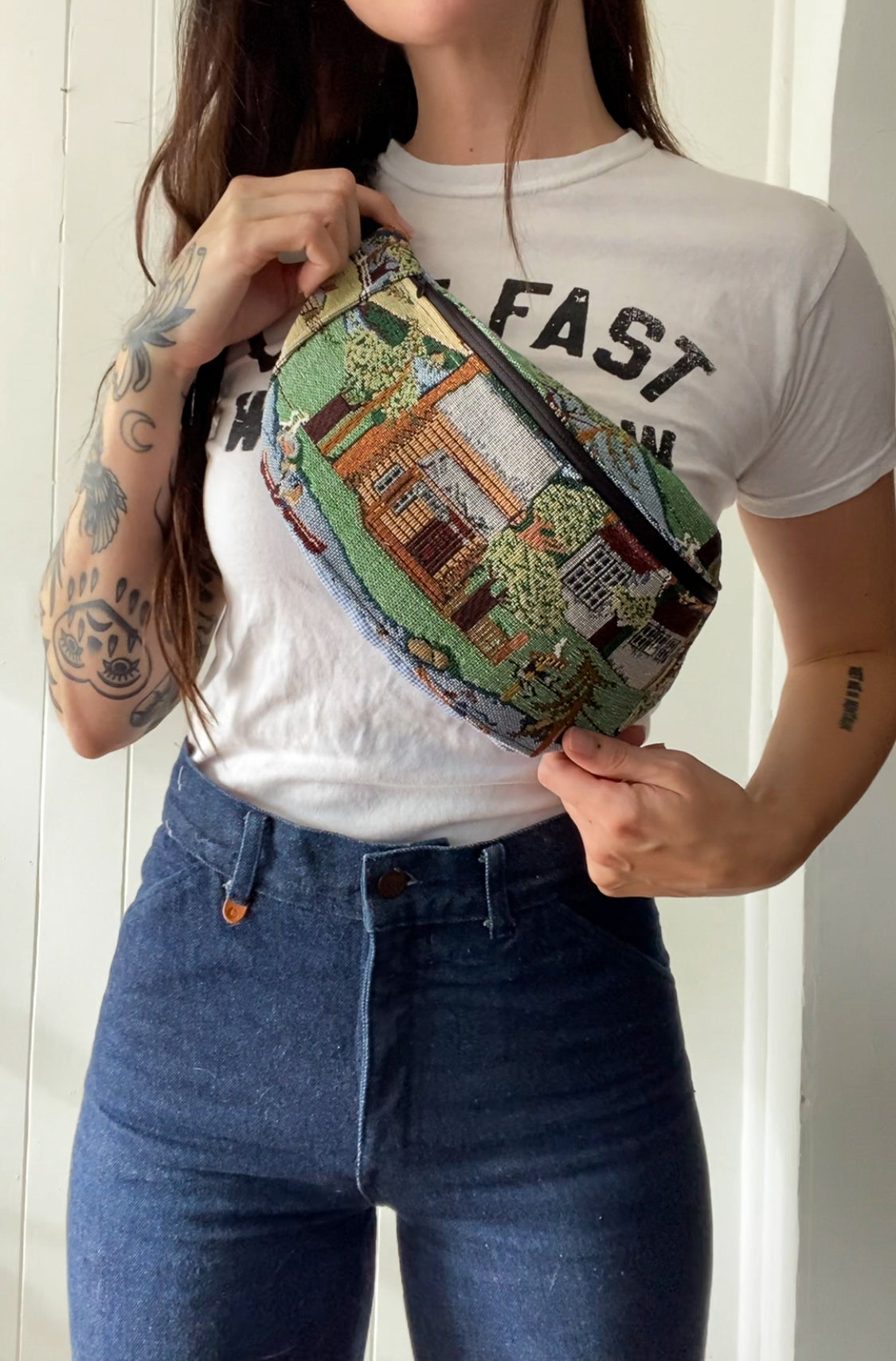 Upycled Village Fanny Pack