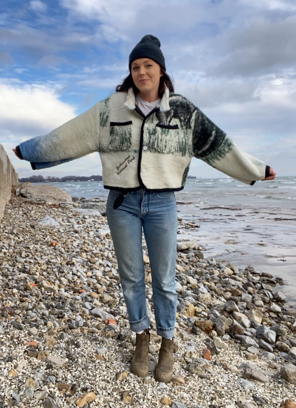 Upcycled Yellowstone Blanket Coat *READ DESCRIPTION*