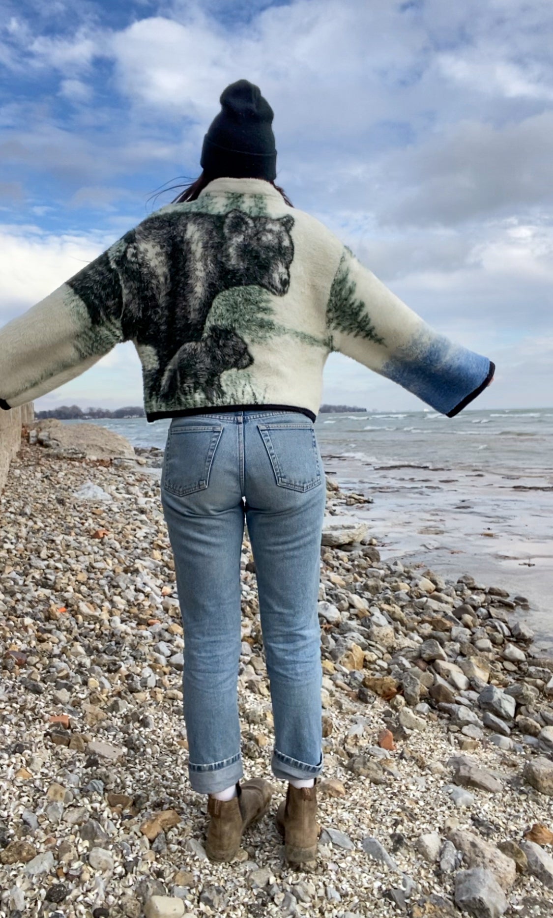 Upcycled Yellowstone Blanket Coat *READ DESCRIPTION*