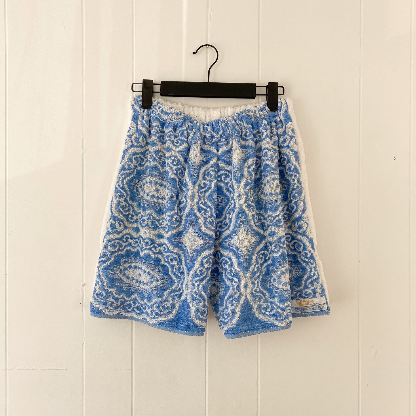 S/M Upcycled Vintage Towel Shorts