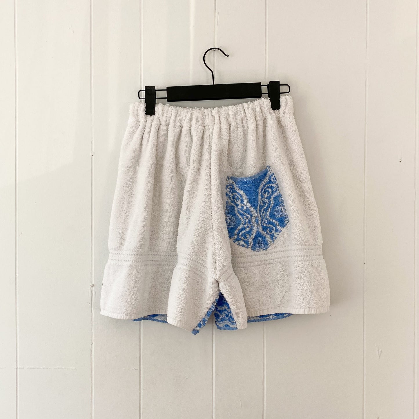 S/M Upcycled Vintage Towel Shorts