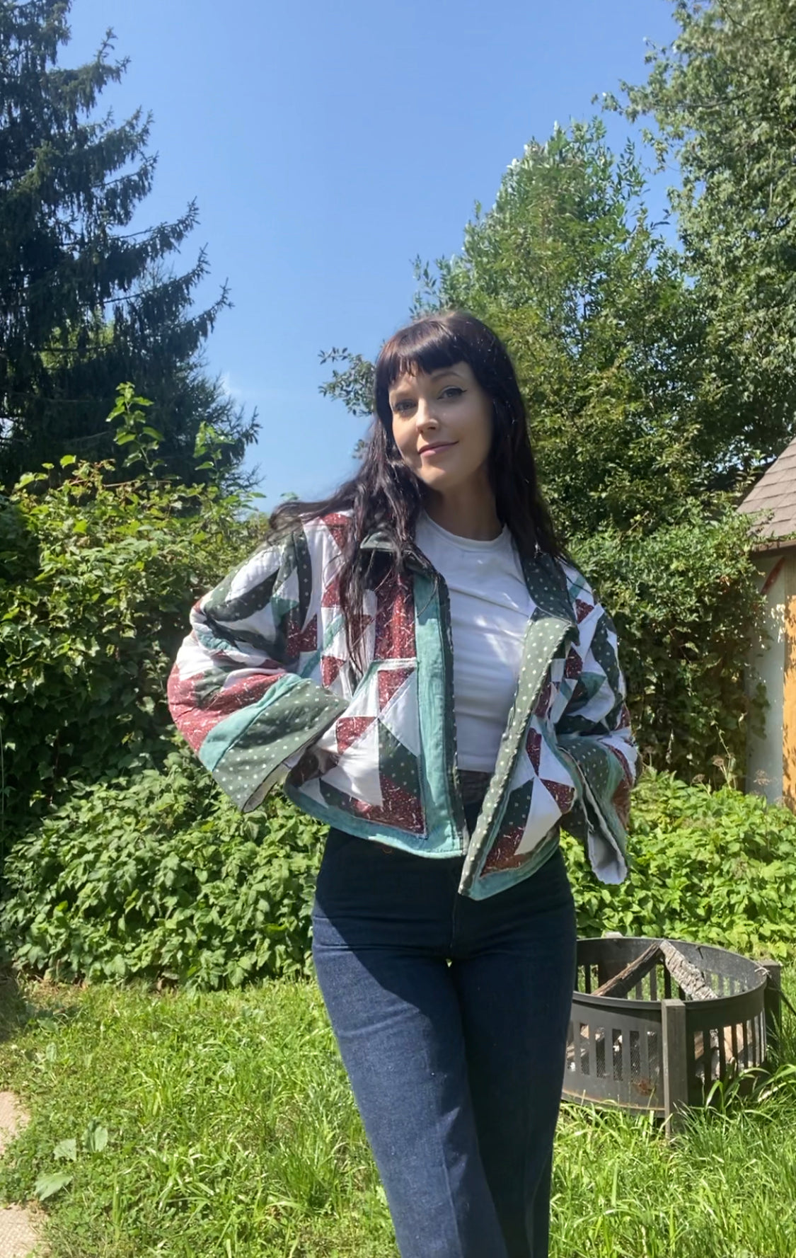 Upcycled Vintage Quilt Jacket