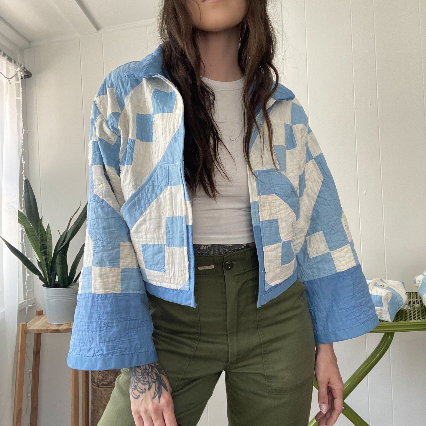 Upcycled Antique Quilt Jacket *IMPERFECT*