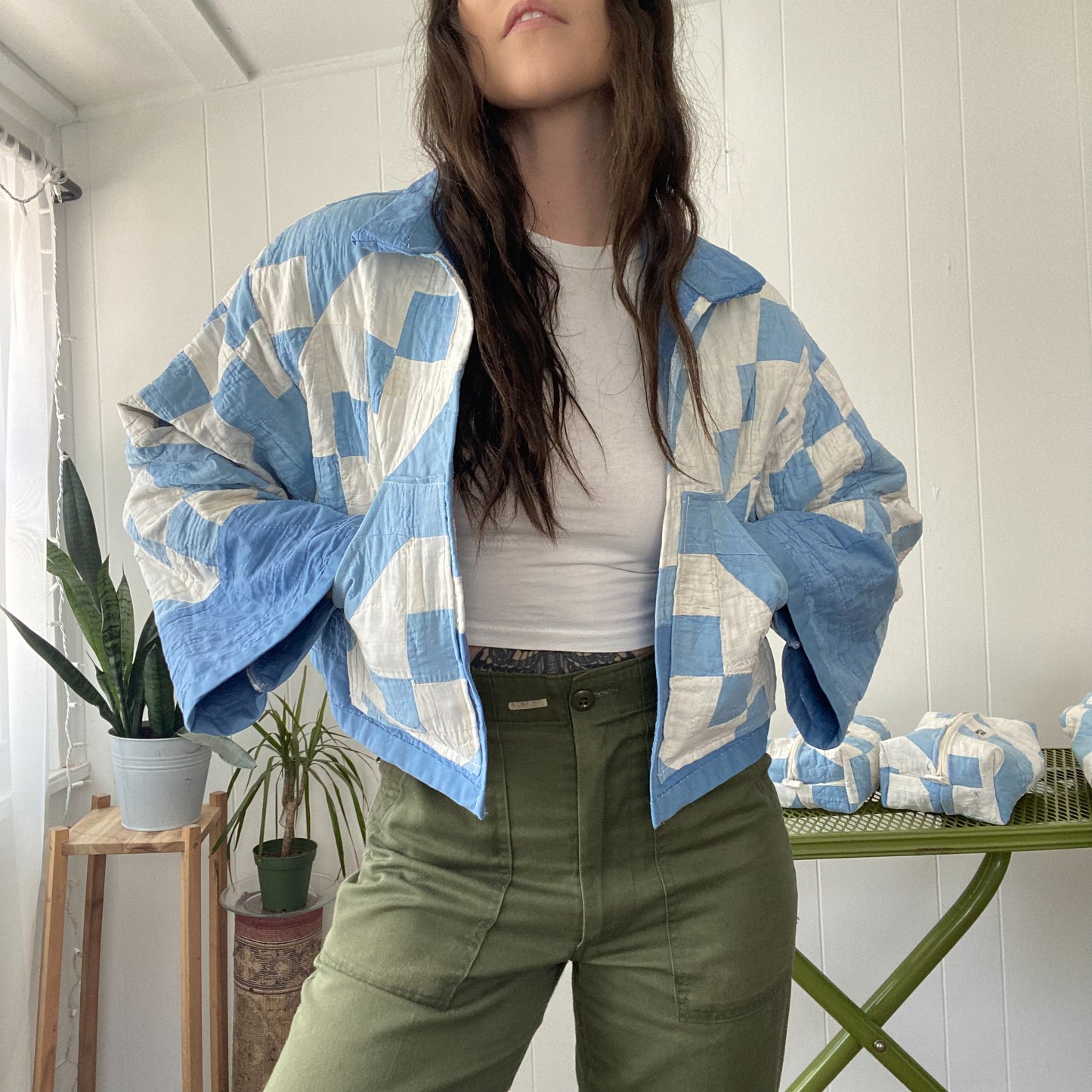 Upcycled Antique Quilt Jacket *IMPERFECT*