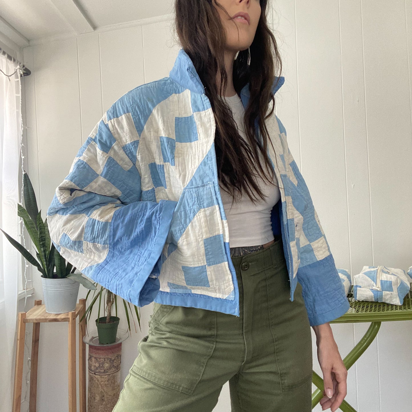 Upcycled Antique Quilt Jacket *IMPERFECT*