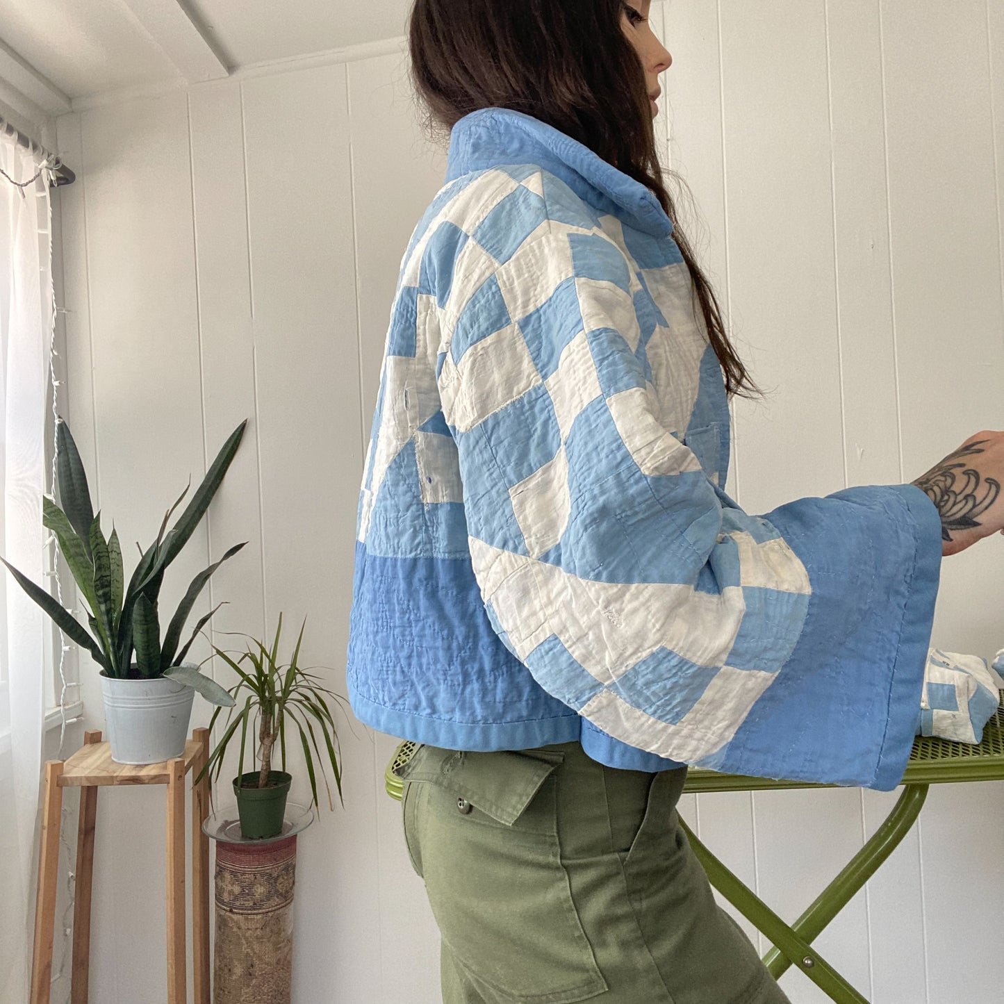 Upcycled Antique Quilt Jacket *IMPERFECT*