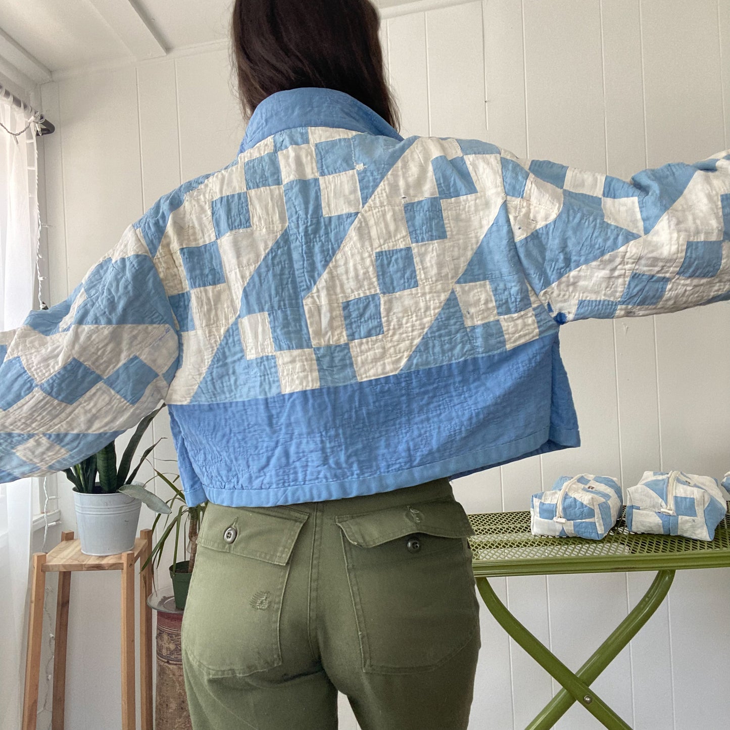 Upcycled Antique Quilt Jacket *IMPERFECT*