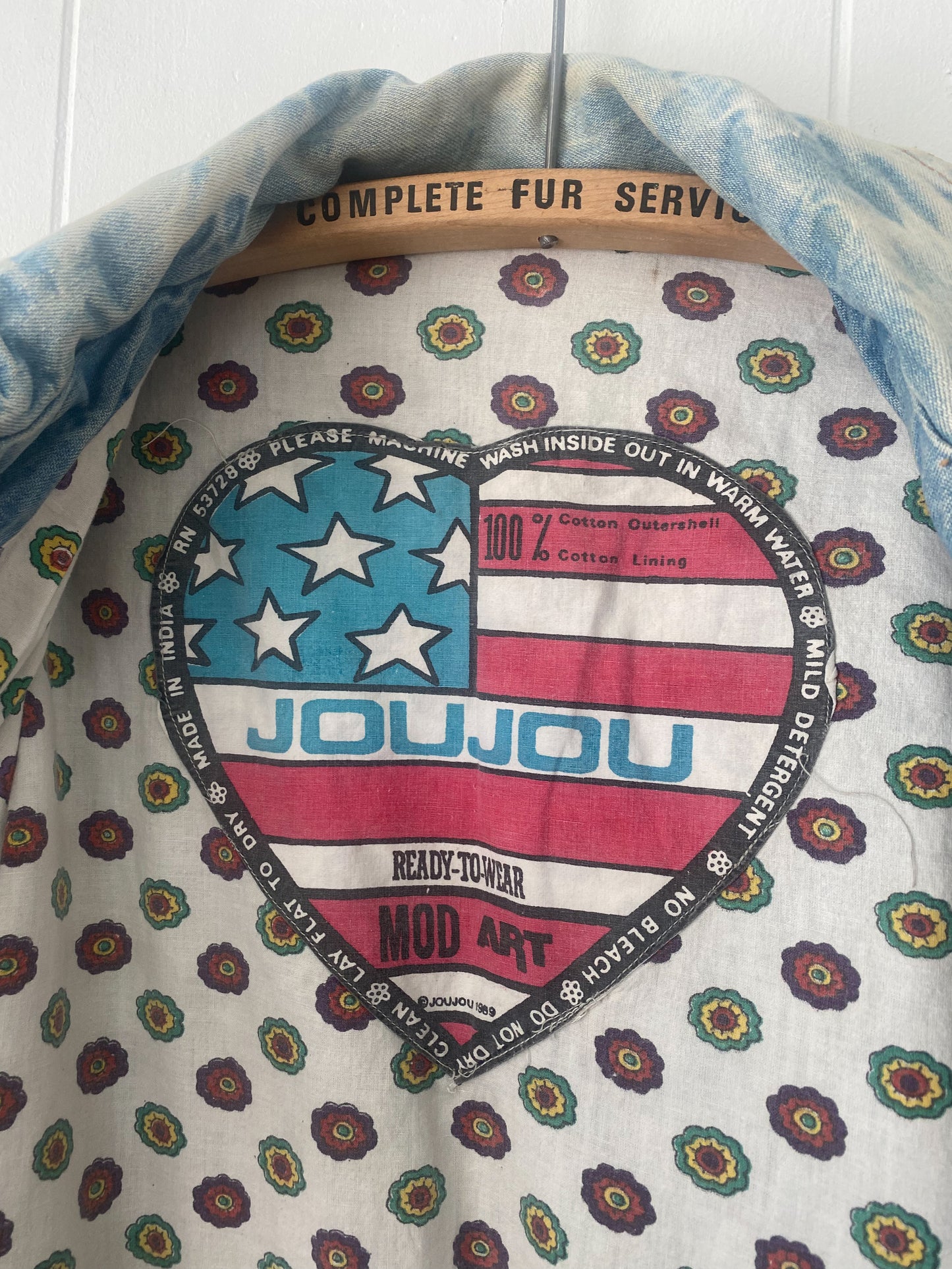 Vintage 80s JouJou Denim Jacket