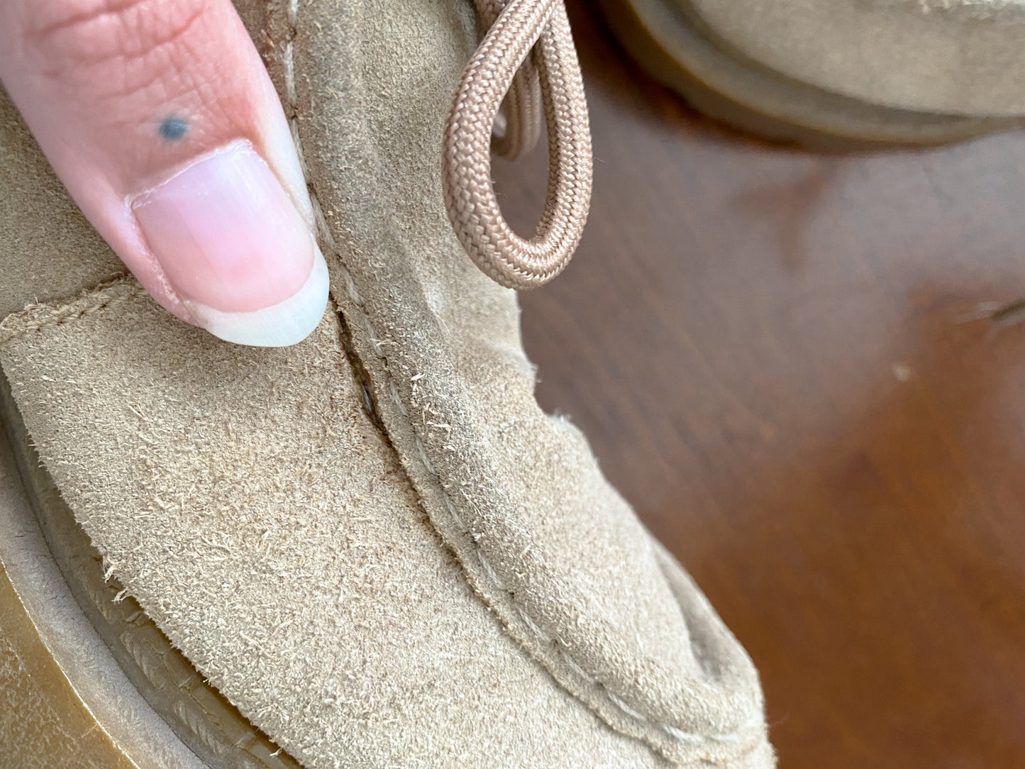 Vintage Suede Mudd Wallabees