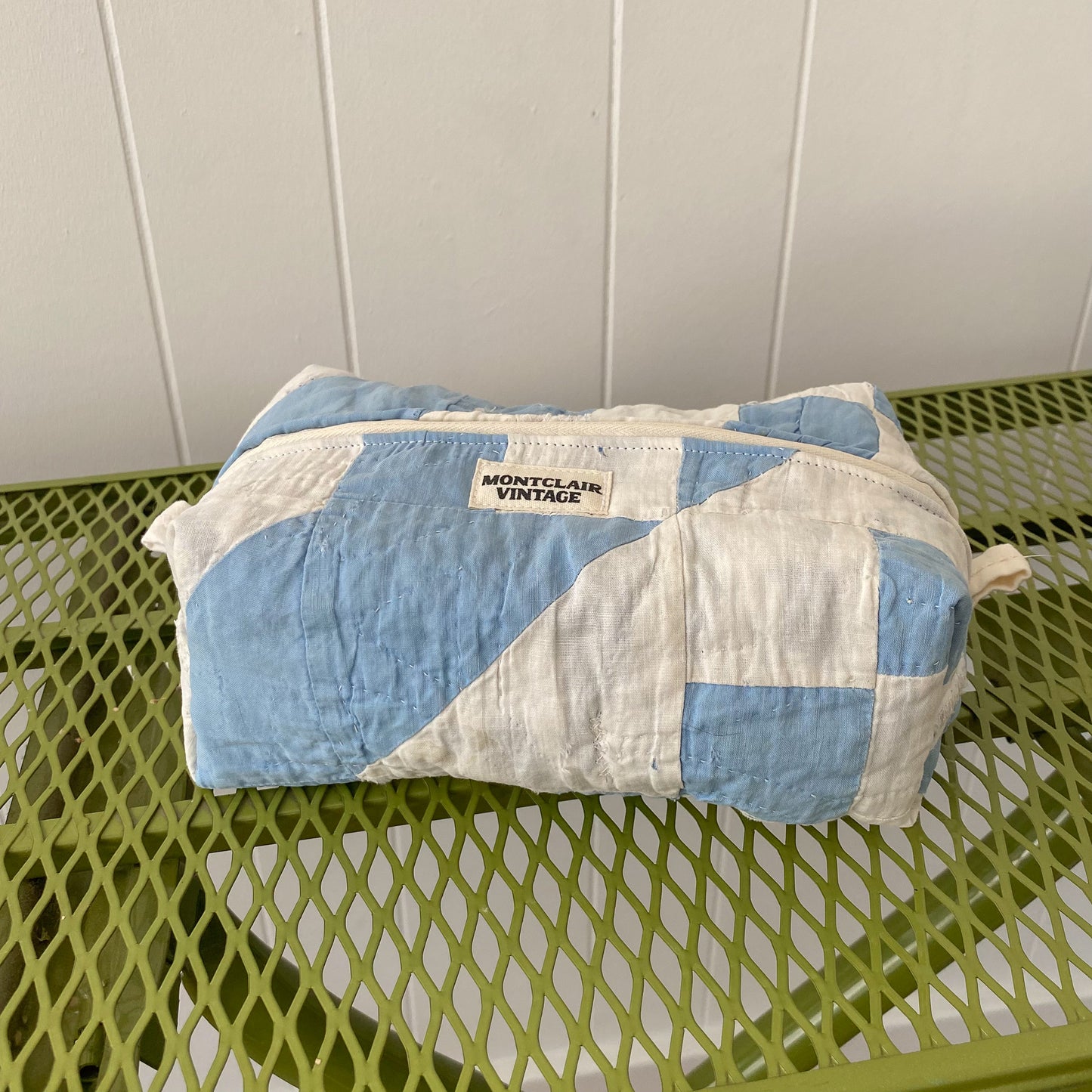 Upcycled Vintage Quilt Toiletry Bag