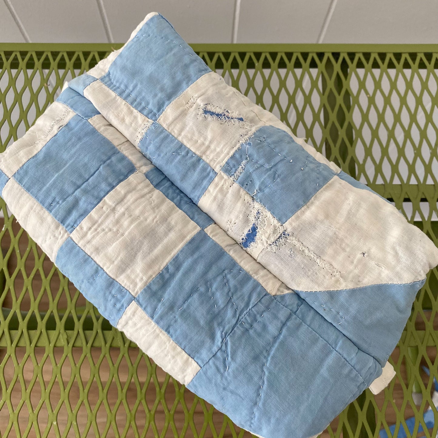 Upcycled Vintage Quilt Toiletry Bag