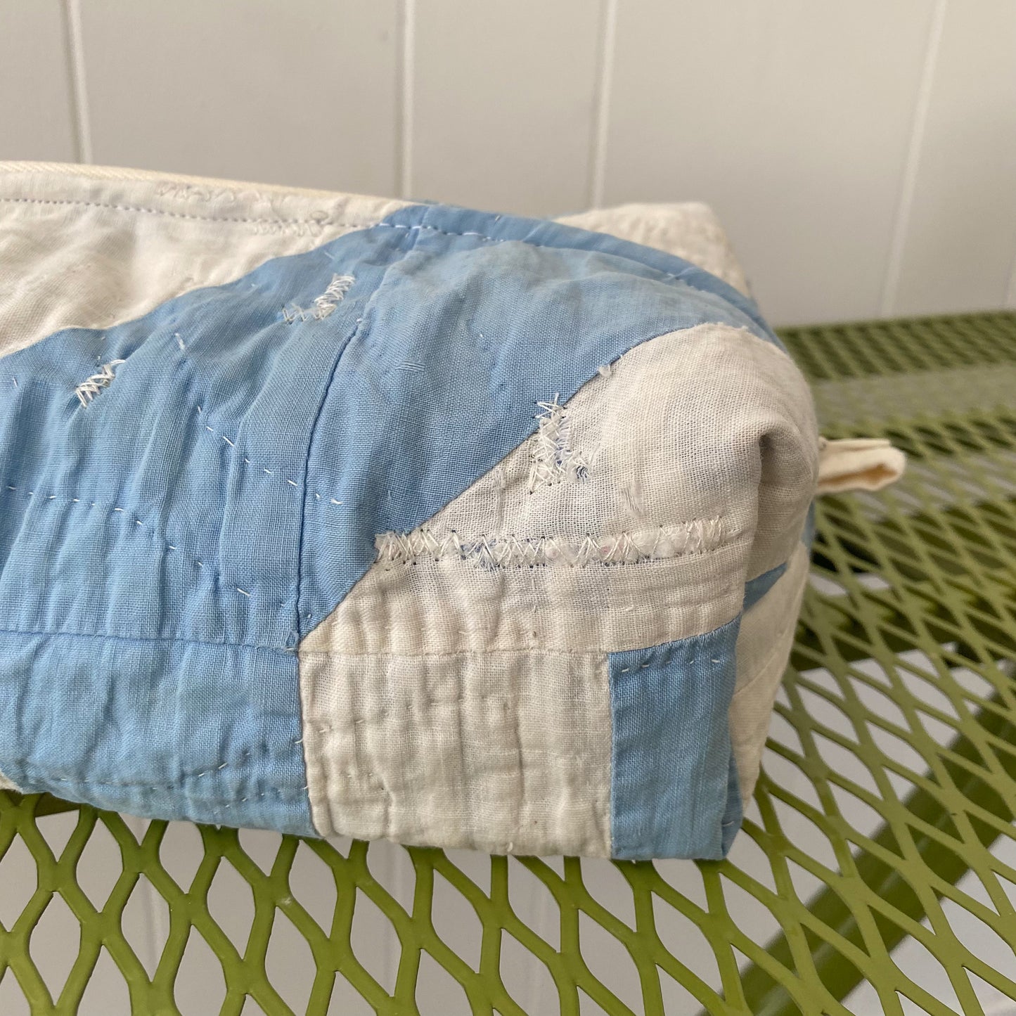 Upcycled Vintage Quilt Toiletry Bag