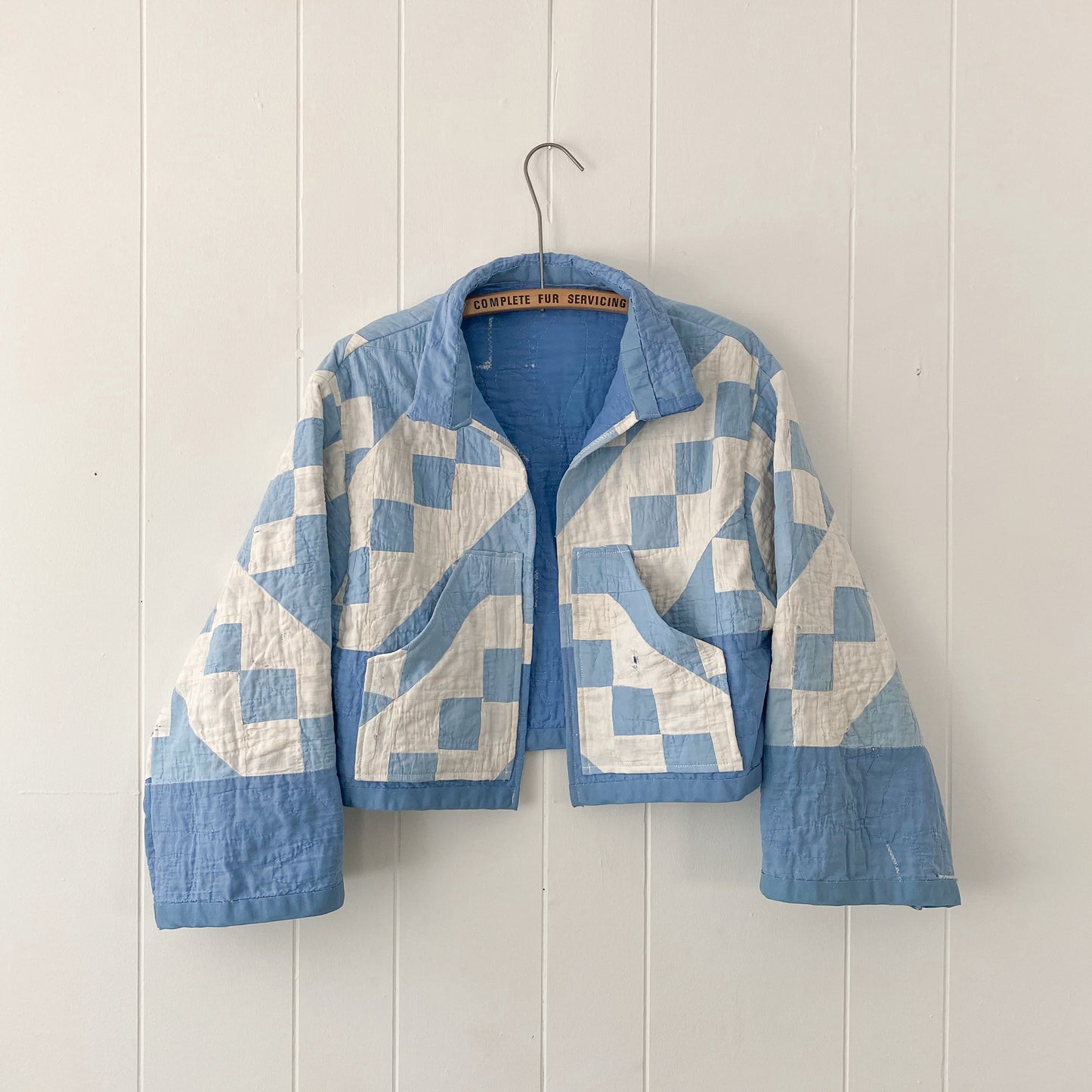 Upcycled Antique Quilt Jacket *IMPERFECT*